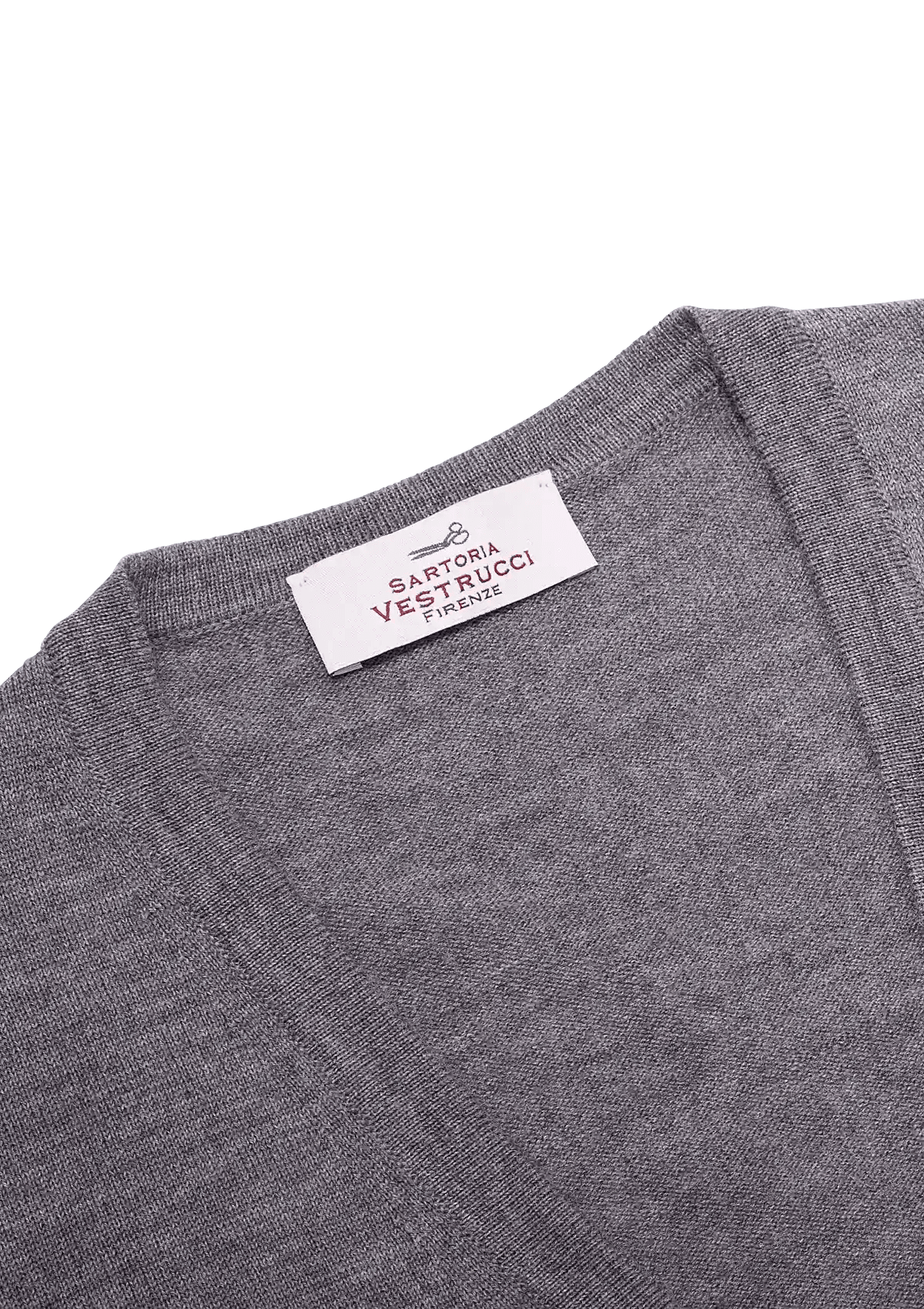 Stefano Bemer Knitwear SV7025 cardigan merino grigio lana