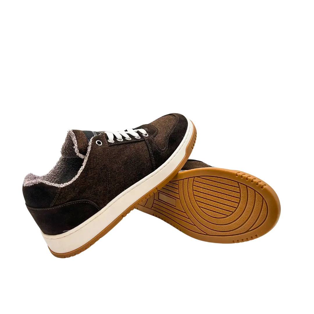 Sandro Barbera Wooly Hoody sneaker marrone lana merino