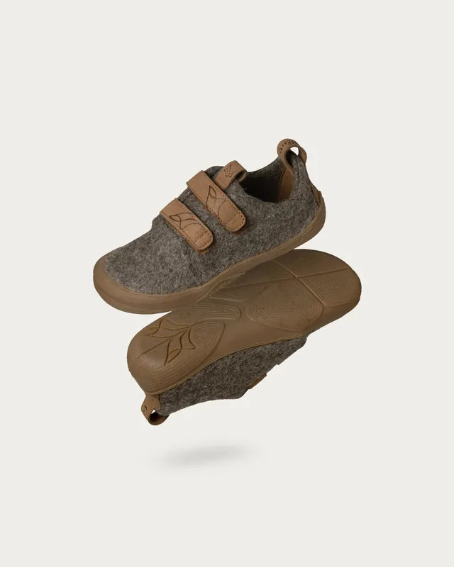 Wildling Ullig Sten scarpe basse lana grigia traspiranti