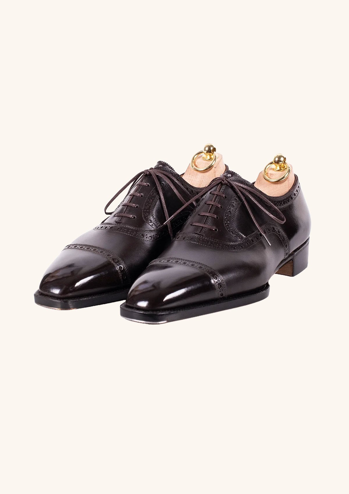 Stefano Bemer Oxfords T6622 Francesine Pelle Marrone Brogue