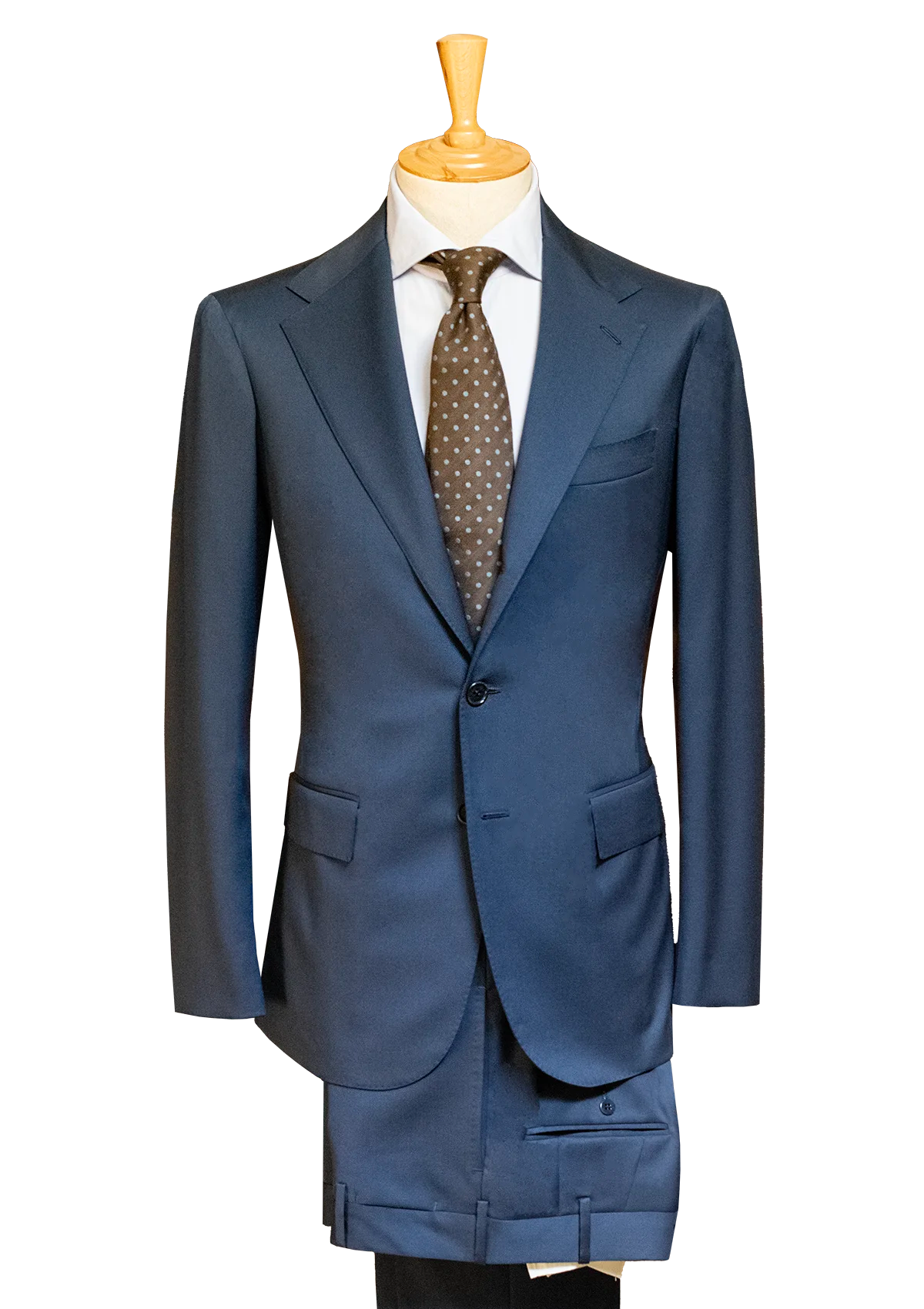 Stefano Bemer SV1027 Abito Uomo Blu Lana Taglia 50
