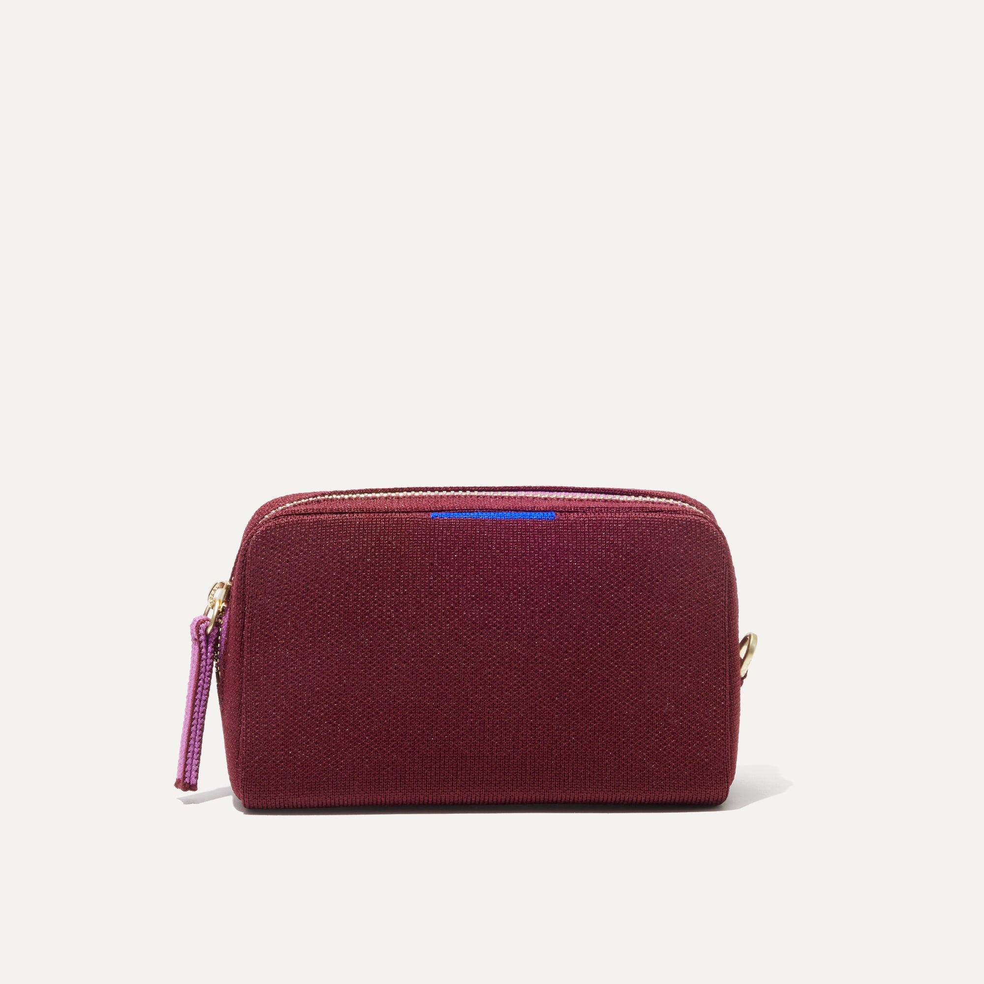 Rothy's Mini Universal Pouch Pochette Cream Black Plaid