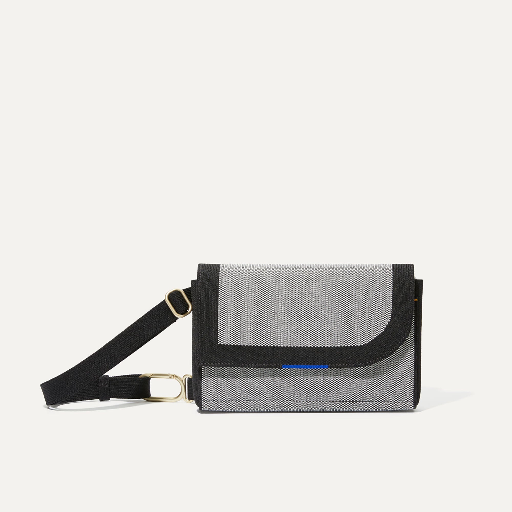 Rothy's The Belt Bag borsa tracolla beige e nera