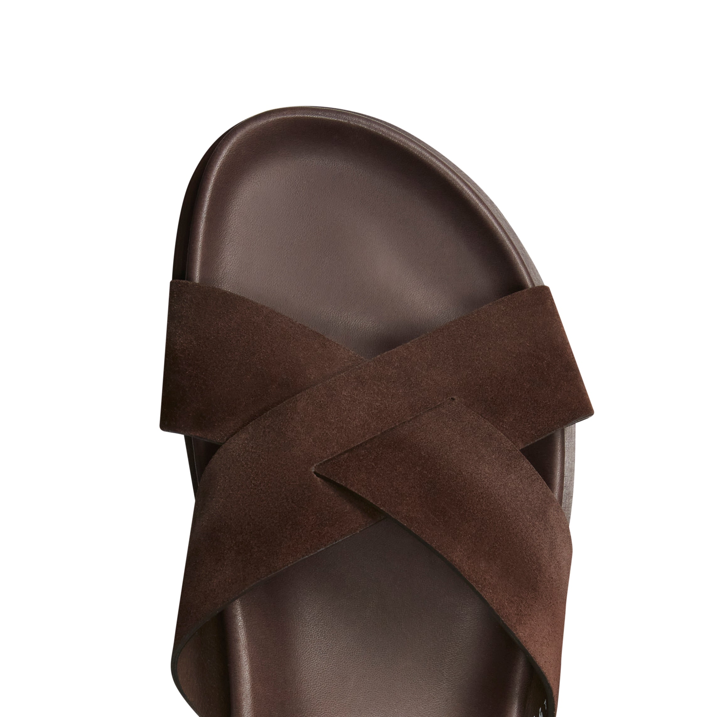 F.lli Rossetti One 47141 sandalo marrone suede slide