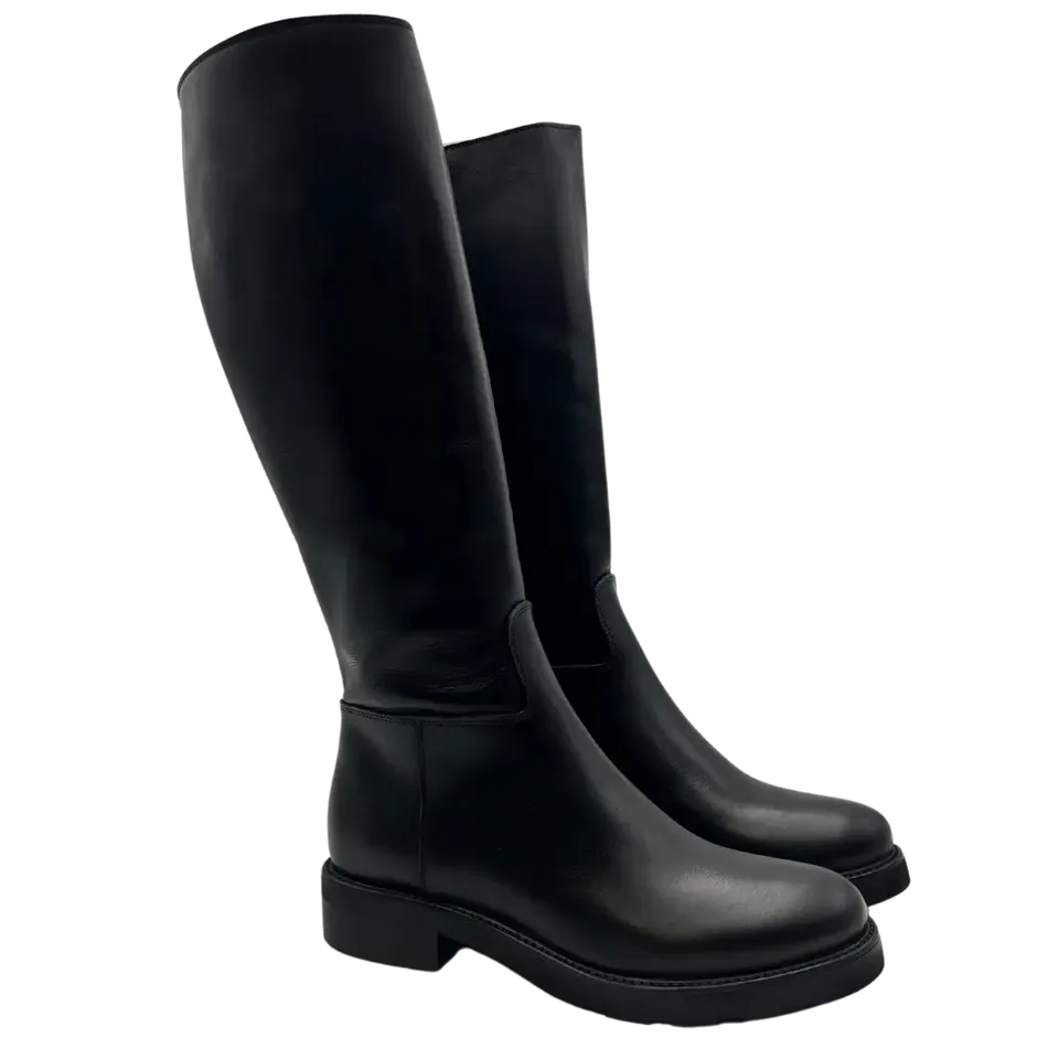 Sandro Barbera Alice 2 Stivale Donna Nero al Ginocchio