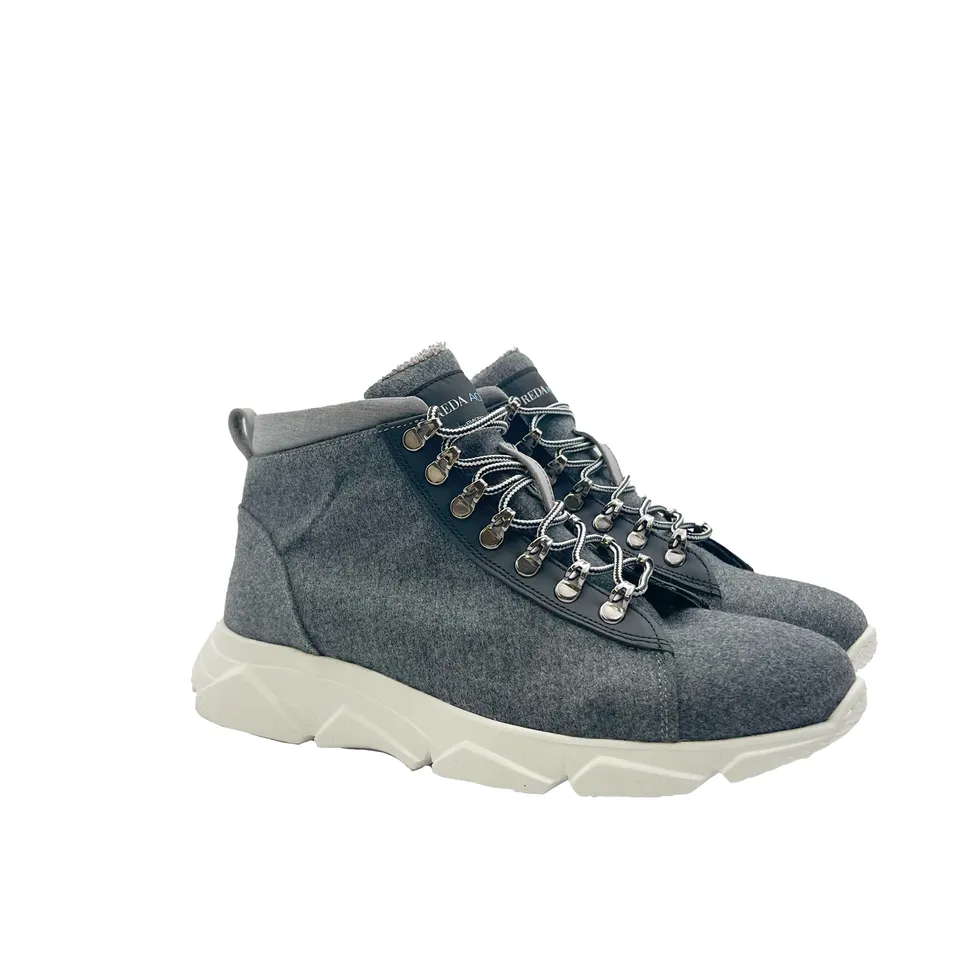 Sandro Barbera & Figli Wooly Luminor Grey sneaker lana