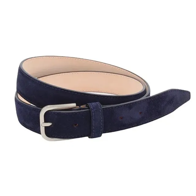 Sandro Barbera Cintura camoscio blu navy M 110 cm