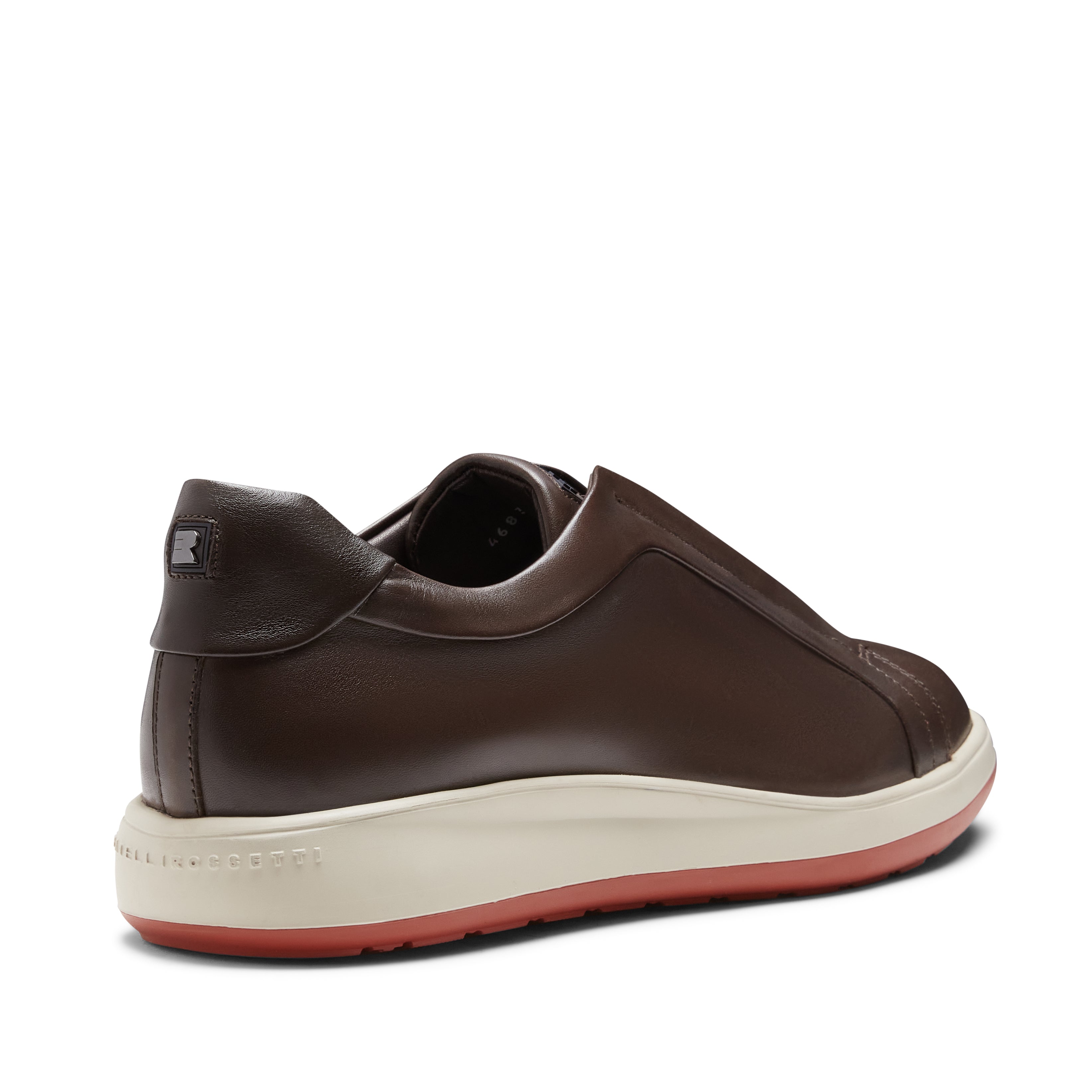 F.lli Rossetti 46839 sneaker pelle ebano slipper
