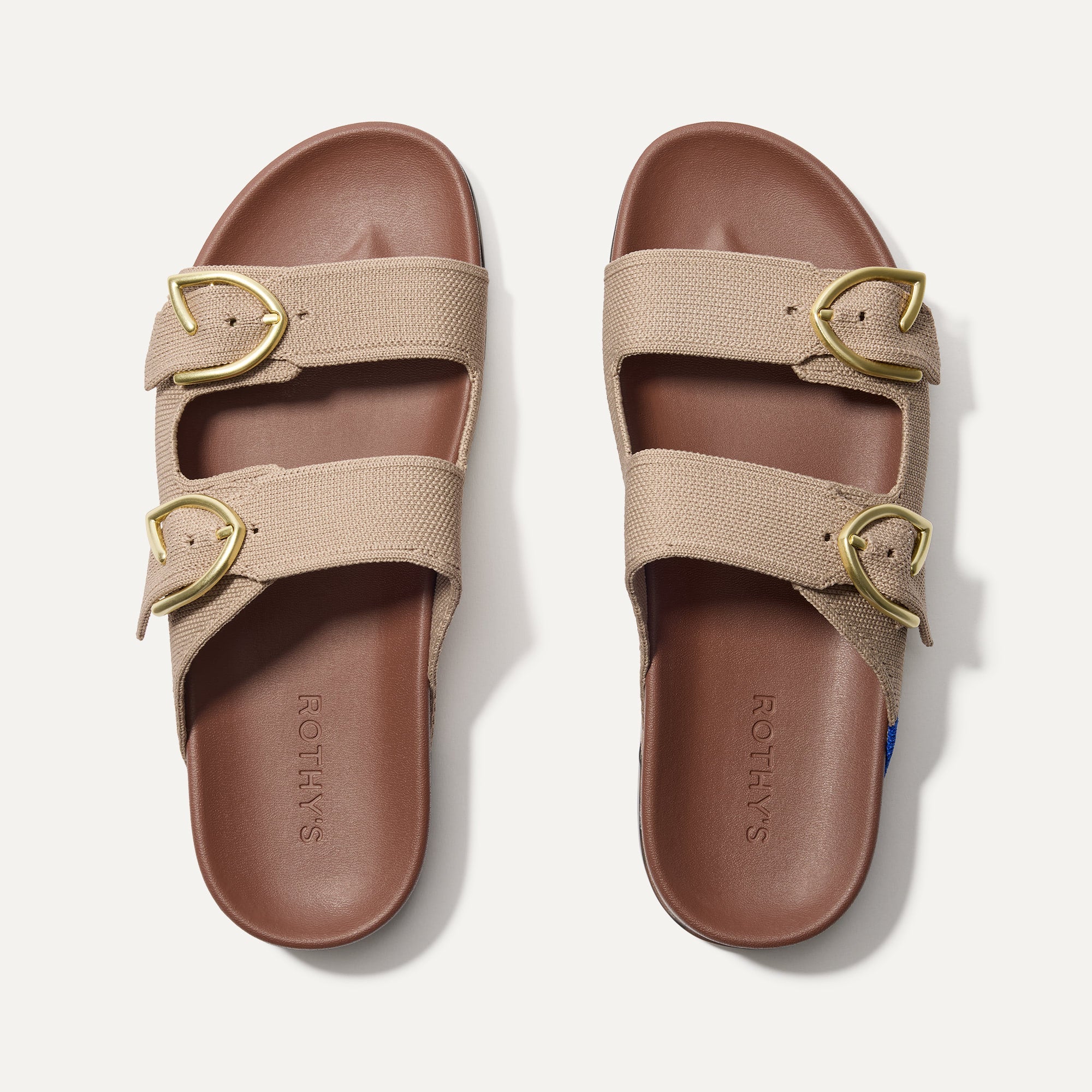 Rothy's Buckle Slide sandali Black con fibbia