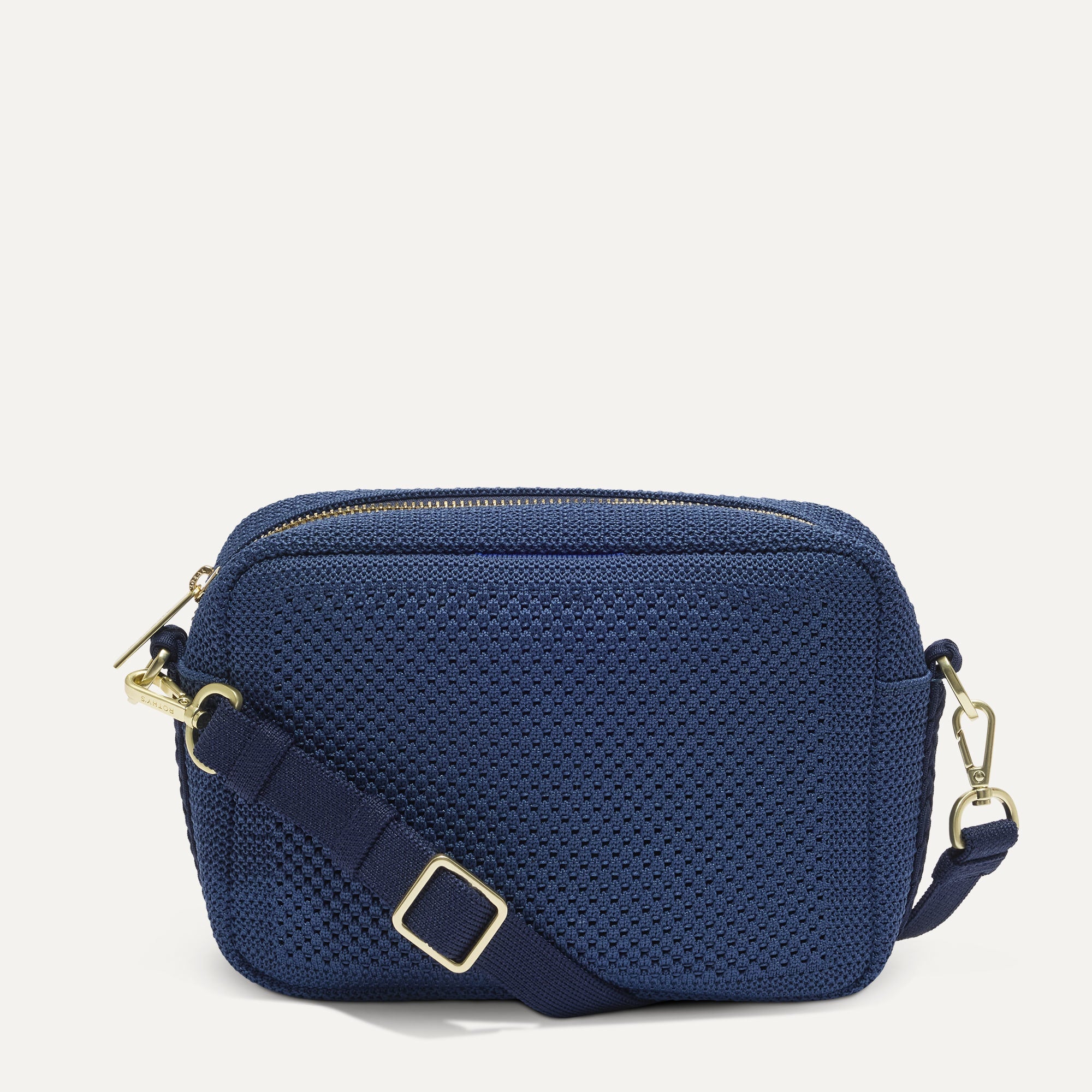Rothy's The Crossbody Camera Bag borsa tracolla Lagoon Open-Knit blu