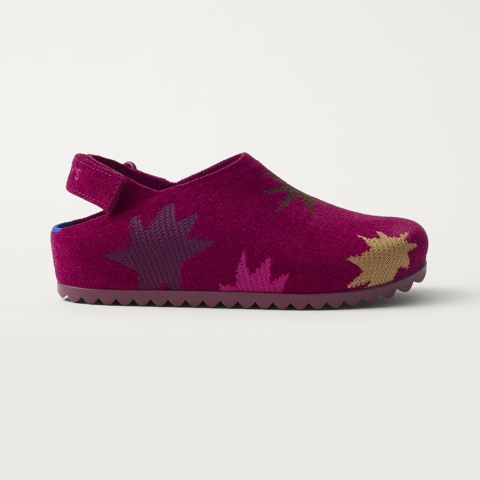 Rothy's The Kids Clog zoccoli bimba fucsia revelvet stelline