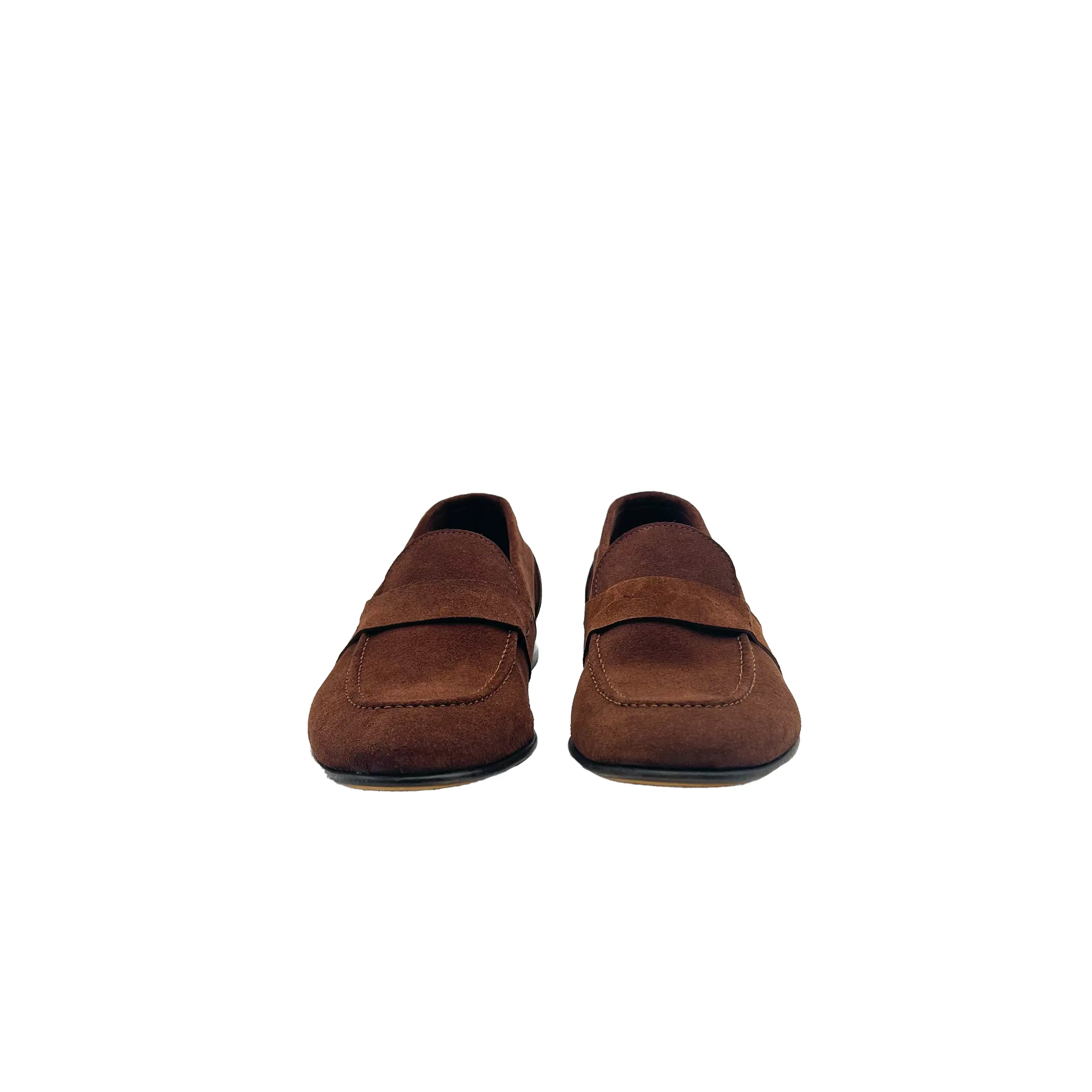 Sandro Barbera & Figli 2828 Mocassino Suede Brown Sfoderato