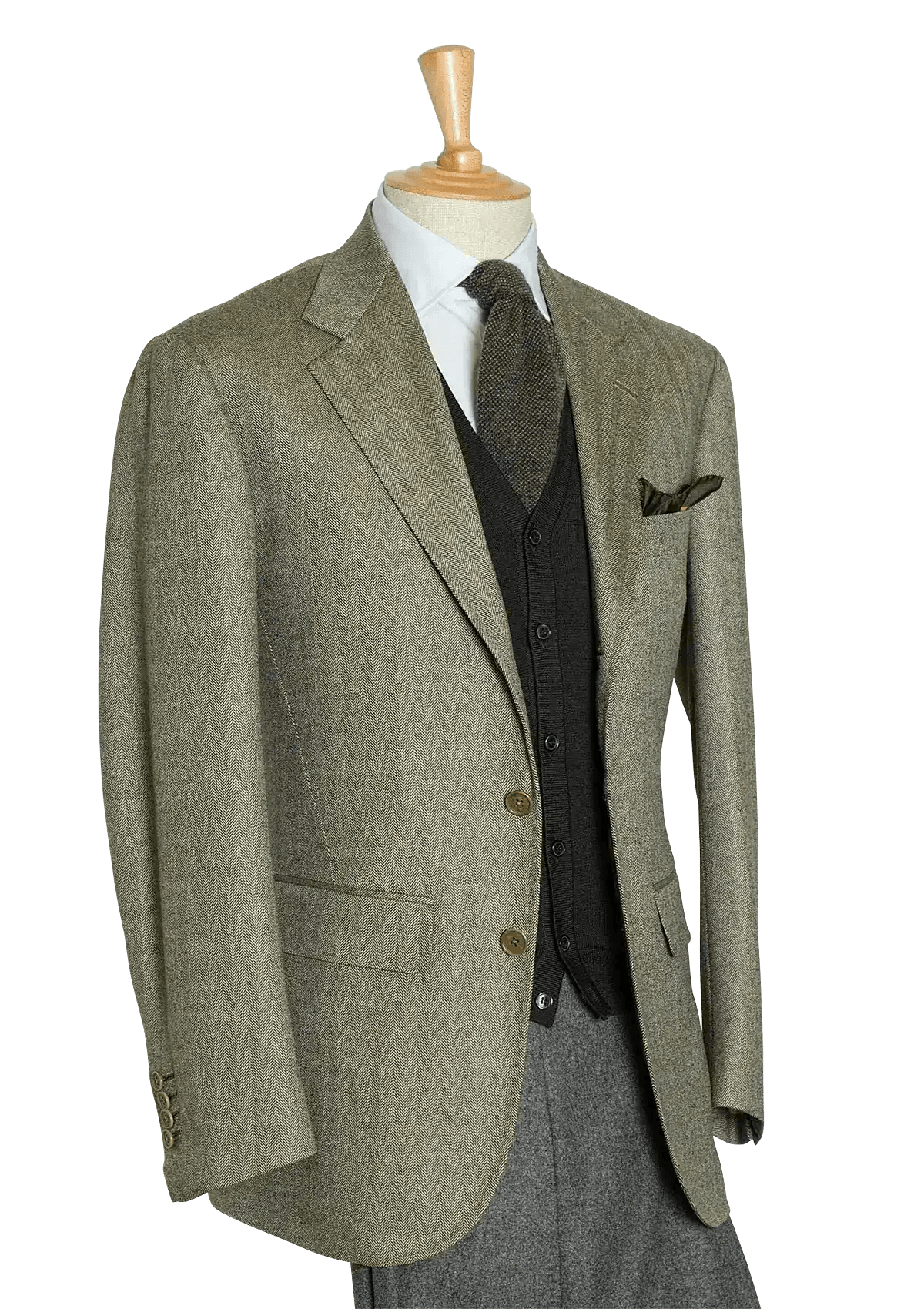Stefano Bemer Blazers SV2018 giacca lana spigata salvia