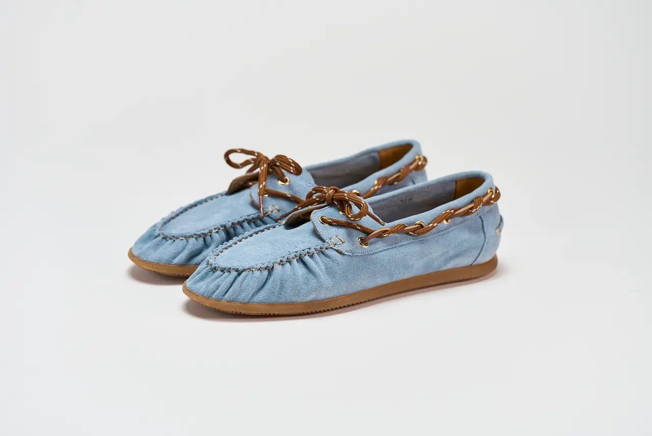 Sandro Barbera Indianina Sky stringate donna scamosciate
