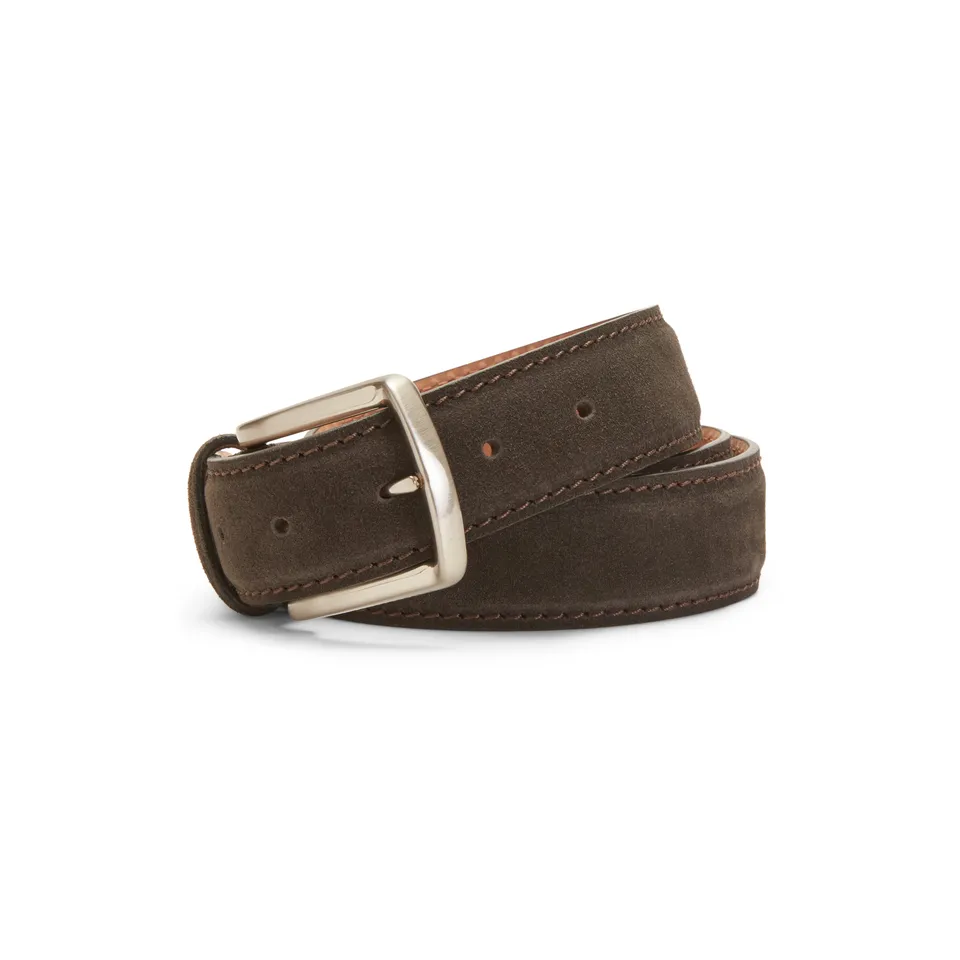 F.lli Rossetti 97476 Cintura Uomo Cacao in Suede