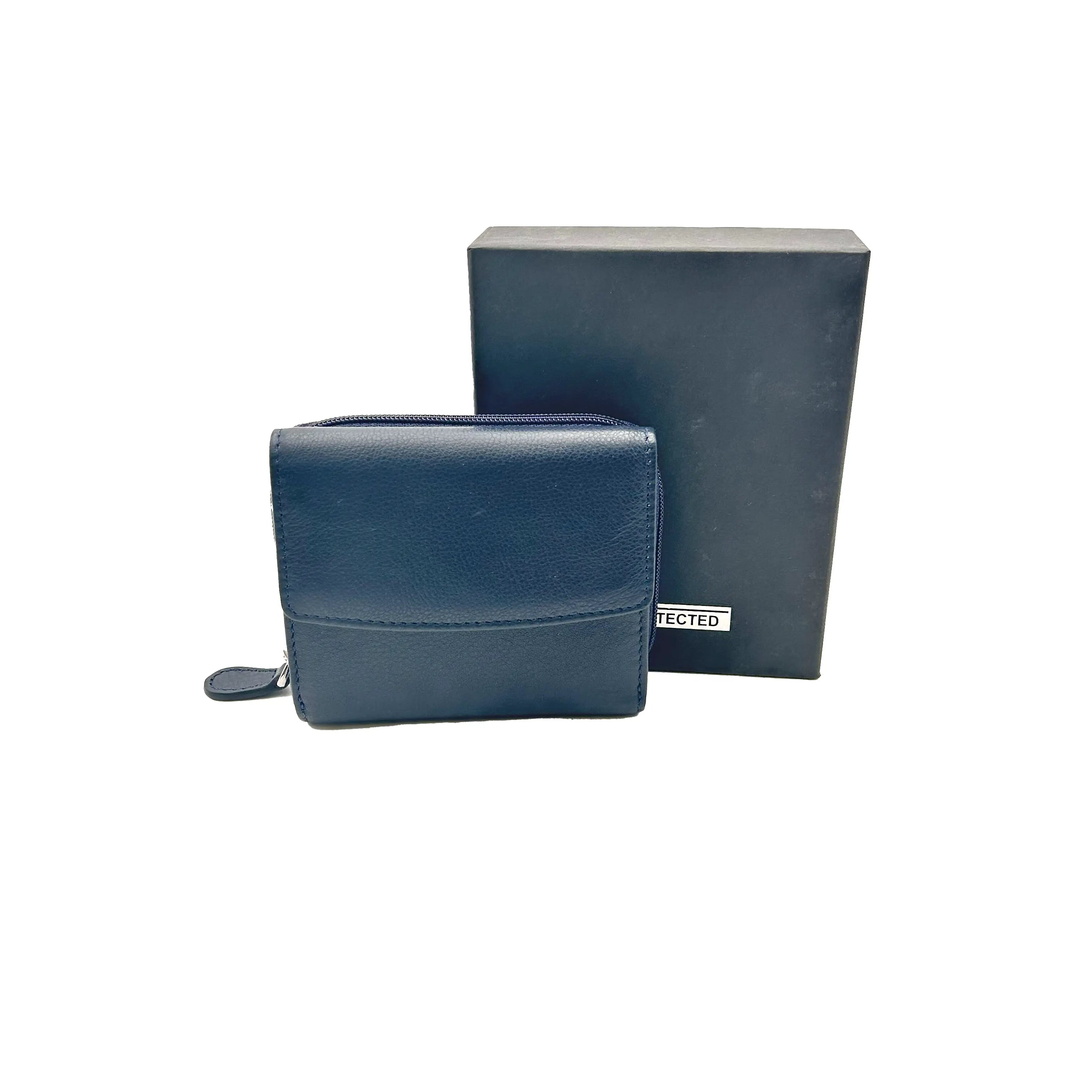 Sandro Barbera & Figli 8846 portafoglio donna blu royal piccolo
