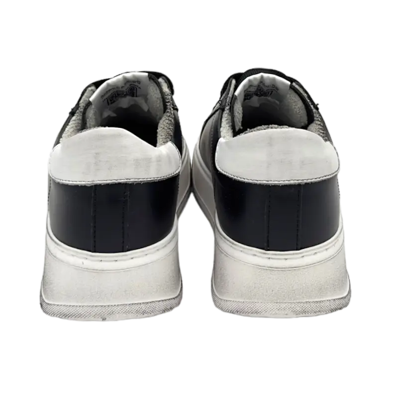 Sandro Barbera B68 Hollywood Black Sneaker Nero in Pelle