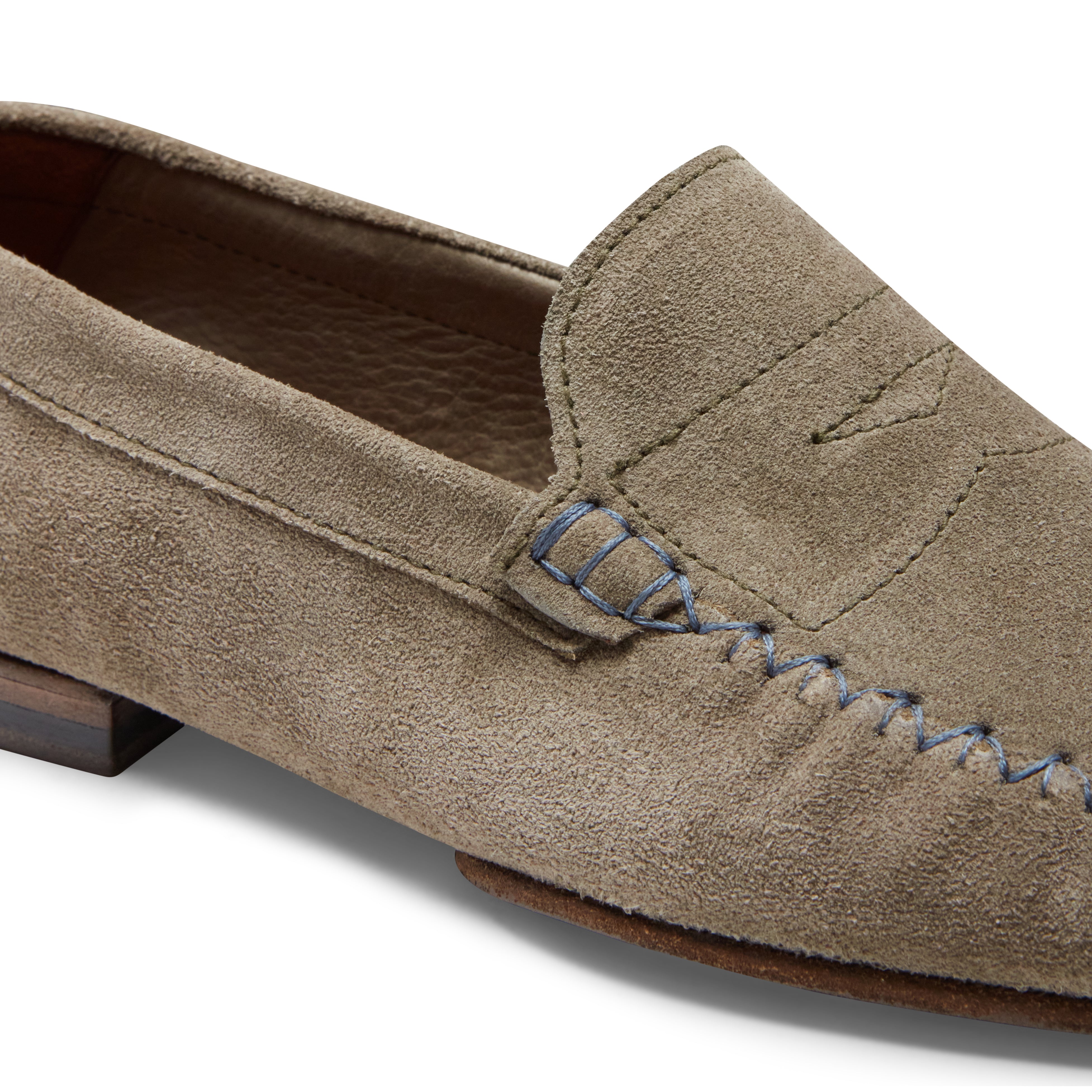 F.lli Rossetti 13360 Mocassino Uomo Suede Salvia