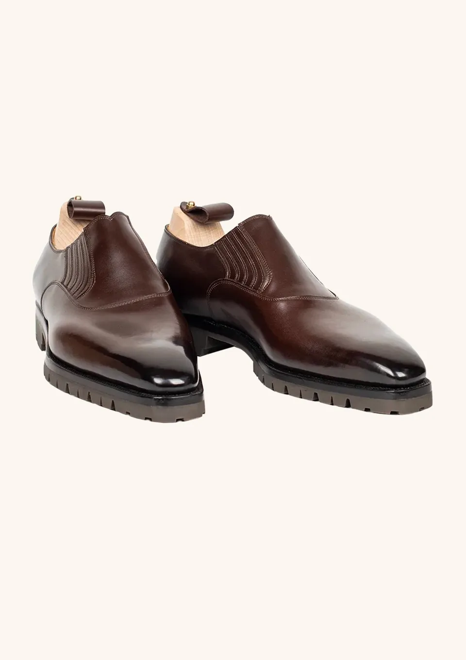 Stefano Bemer Oxfords Lazy Man C4900V2 marrone scuro