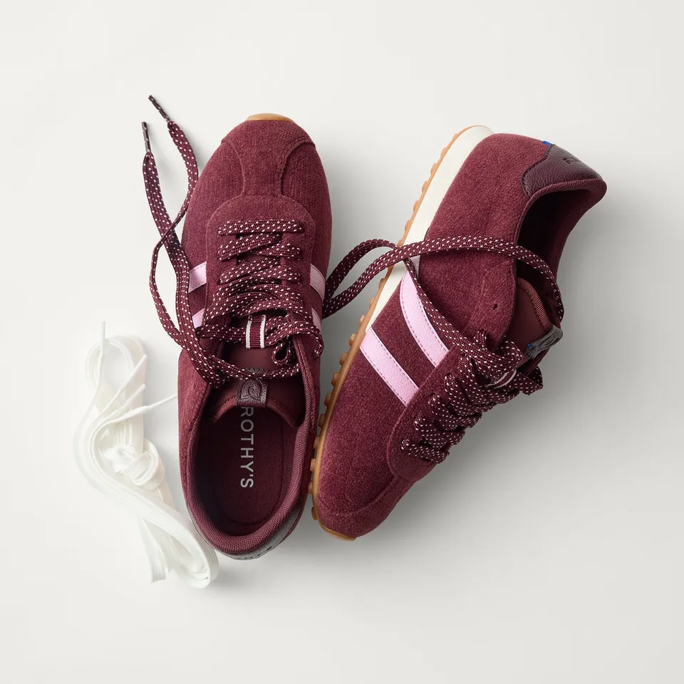 Rothy's The Ivy Sneaker sneakers donna ReVelvet Syrah bordeaux