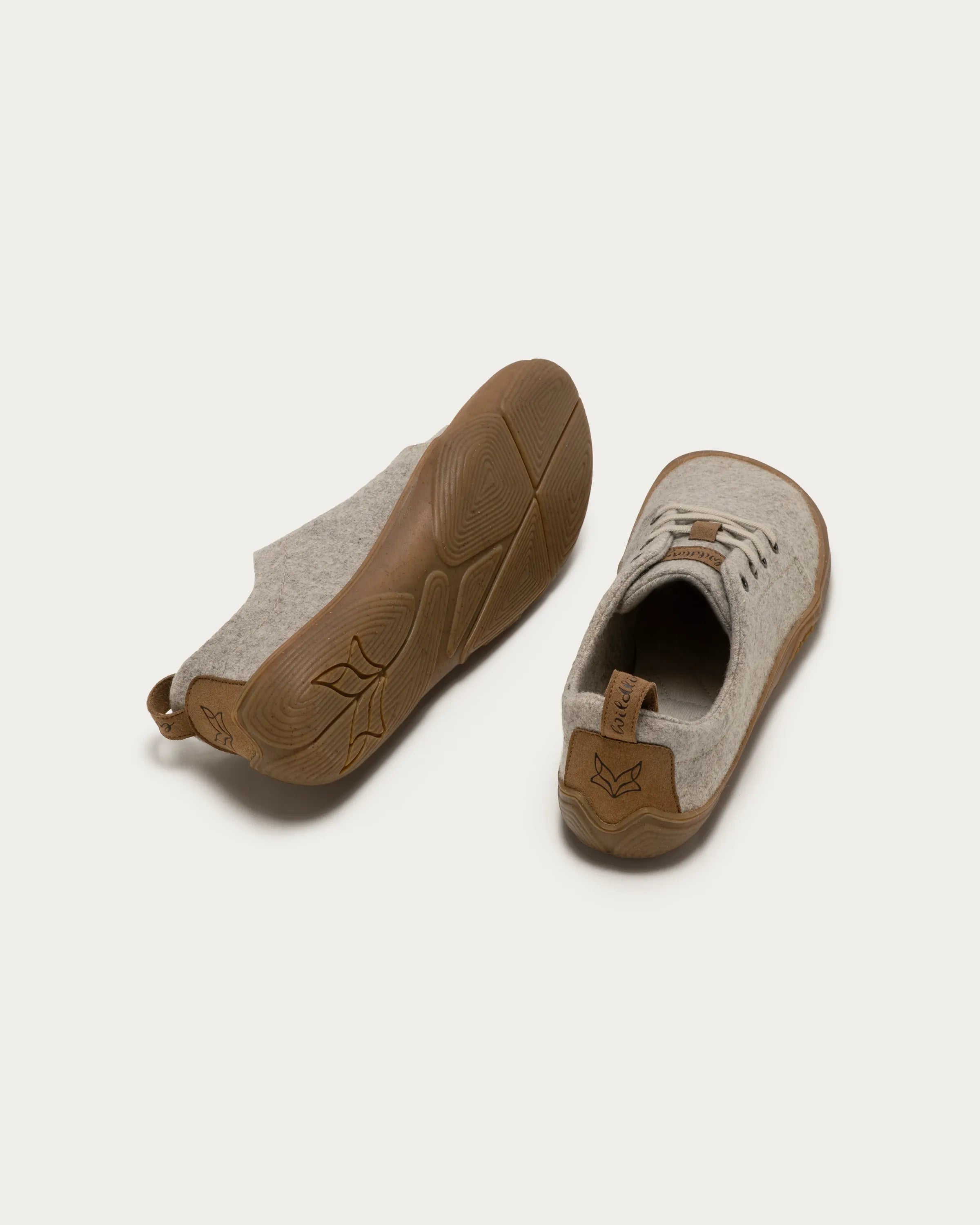 Wildling Shoes Ullig Sand scarpe basse lana grigia