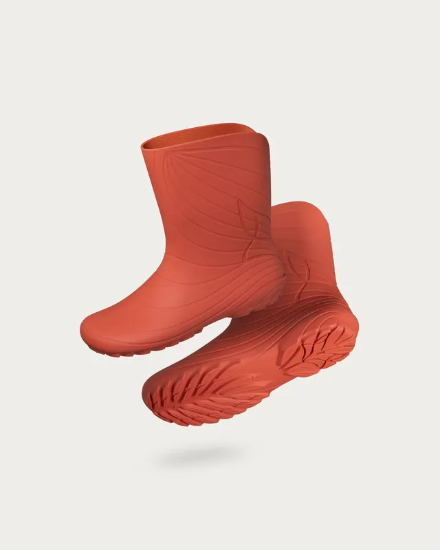 Wildling Shoes Ranidae Orange stivale pioggia arancione impermeabile