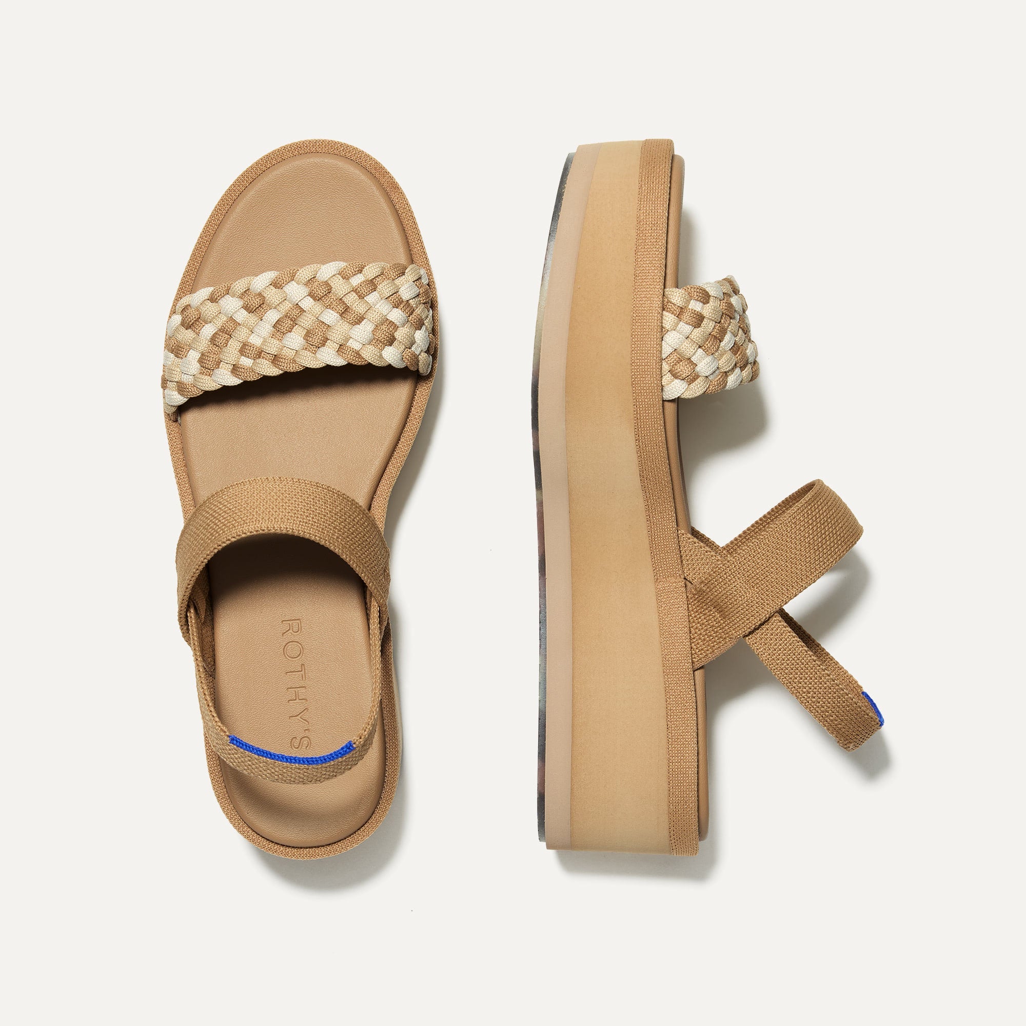 Rothy's Heels The Lightweight Wedge Sandal sandali Salt leggeri