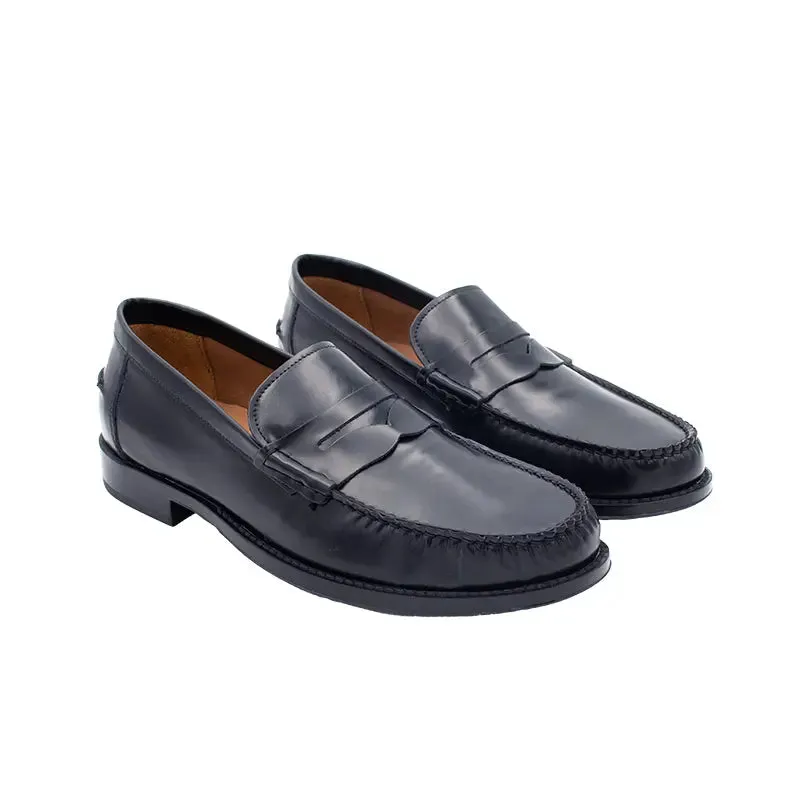 Sandro Barbera 0405 stringate uomo navy EU 41 vitello abrasivato