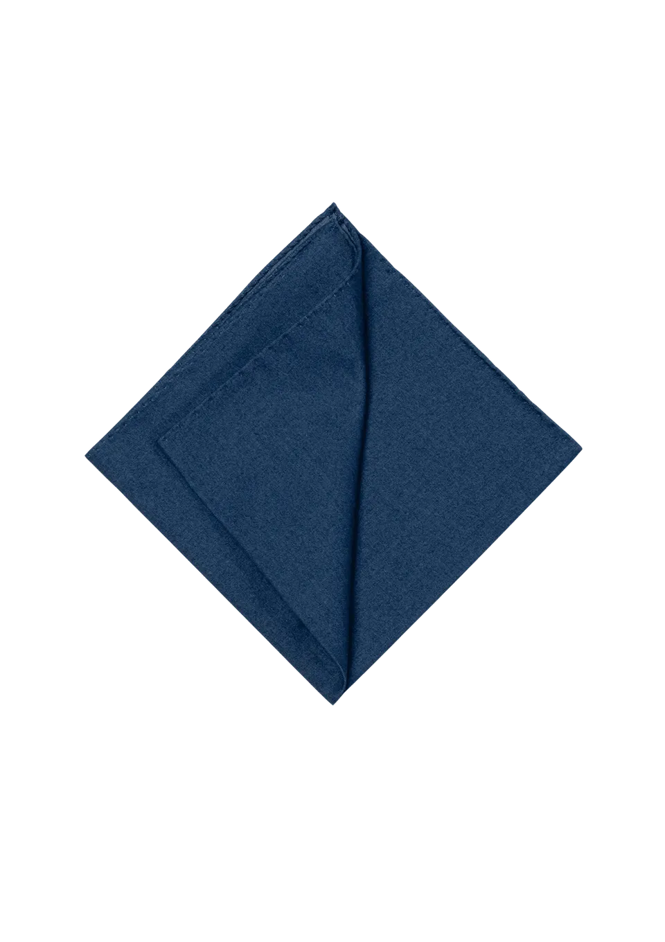 Stefano Bemer Pocket Squares pochette cotone C01 denim blu