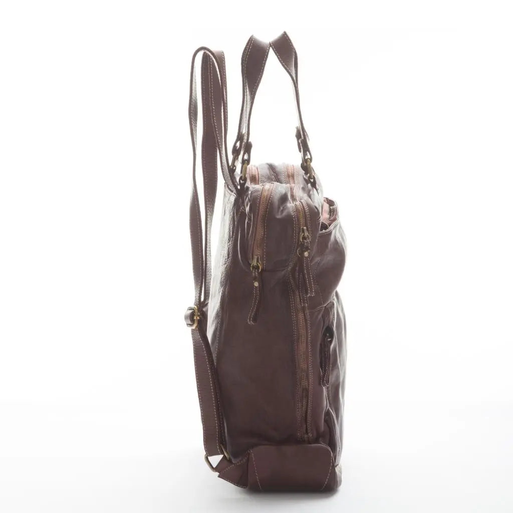 Sandro Barbera BAV 134 Zainetto Moro Pelle 42x12x40
