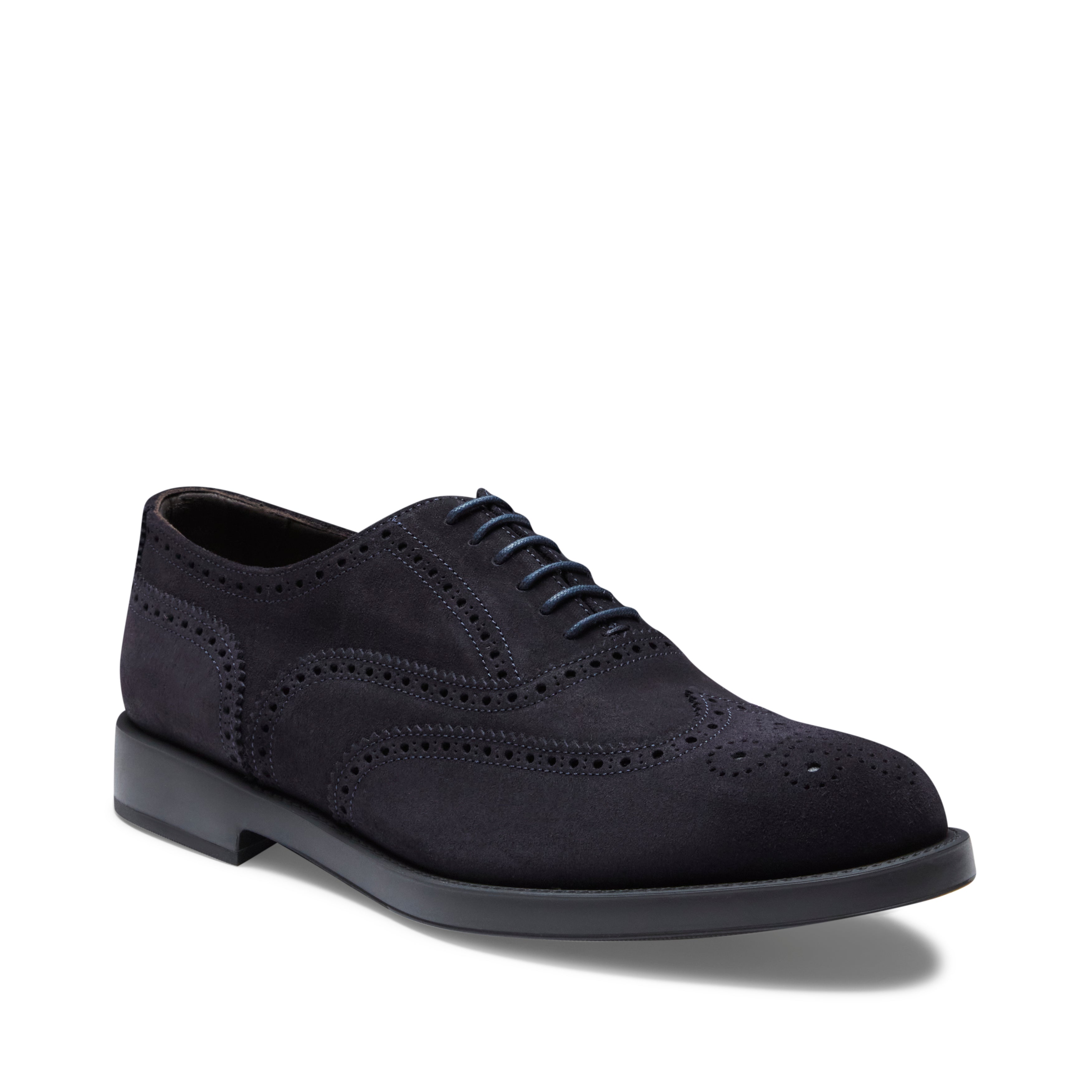 F.lli Rossetti Francesina 47493 brogue uomo marine suede