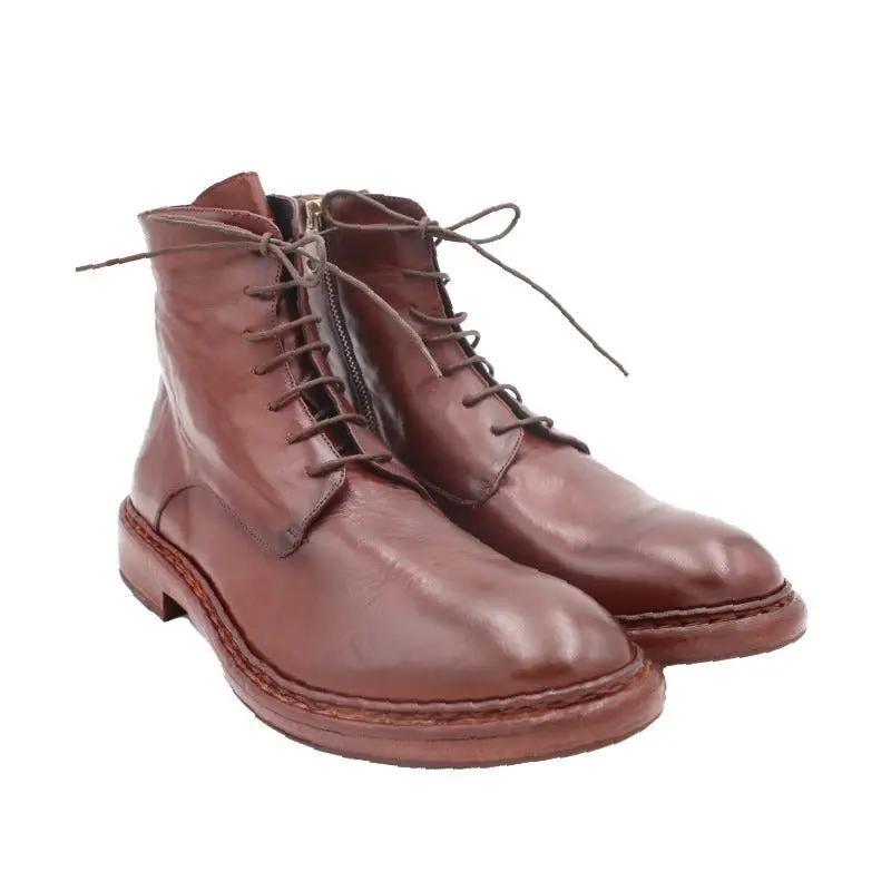 Sandro Barbera 6081 Limited stivaletti uomo cognac pelle