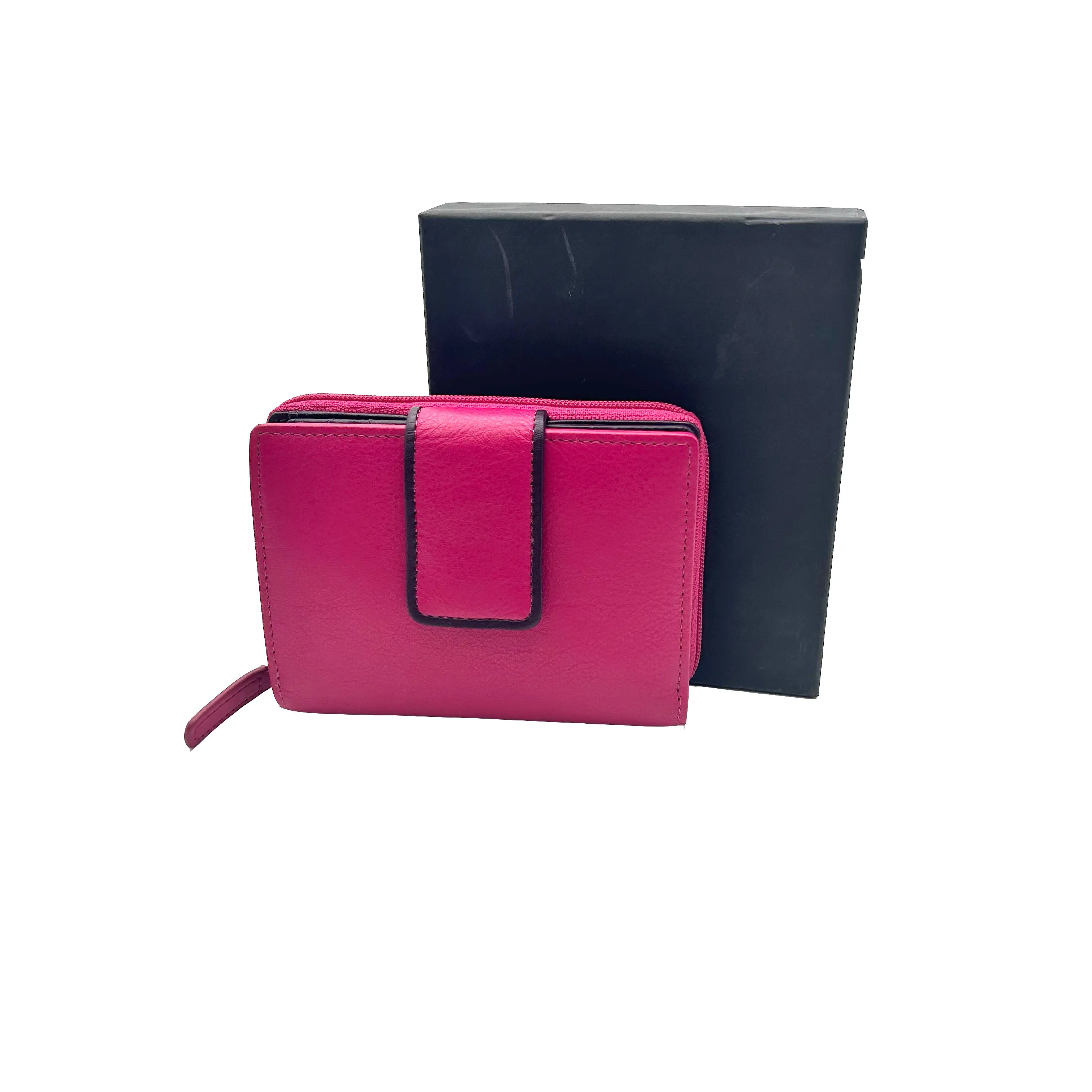 Sandro Barbera & Figli 8840 portafoglio donna pelle fucsia