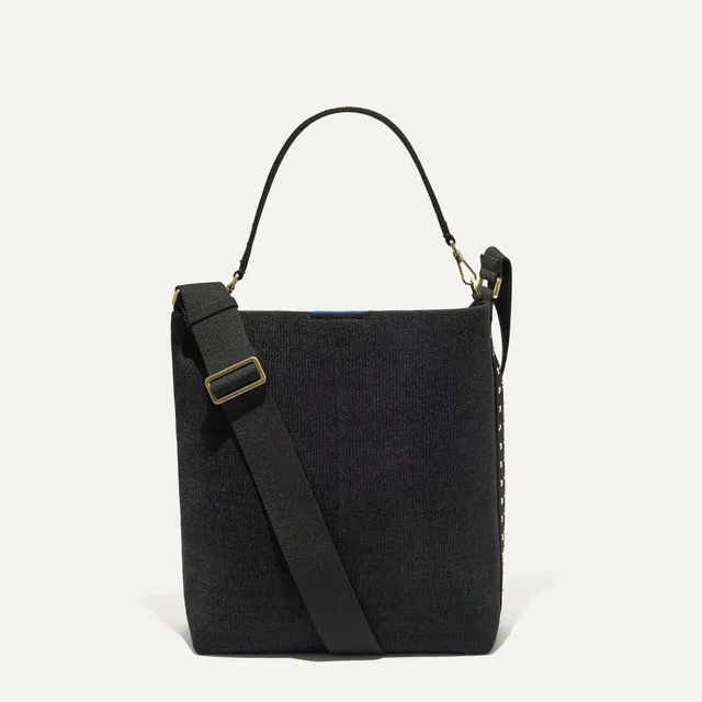 Rothy's The Bucket Bag borsa secchiello ReVelvet Black