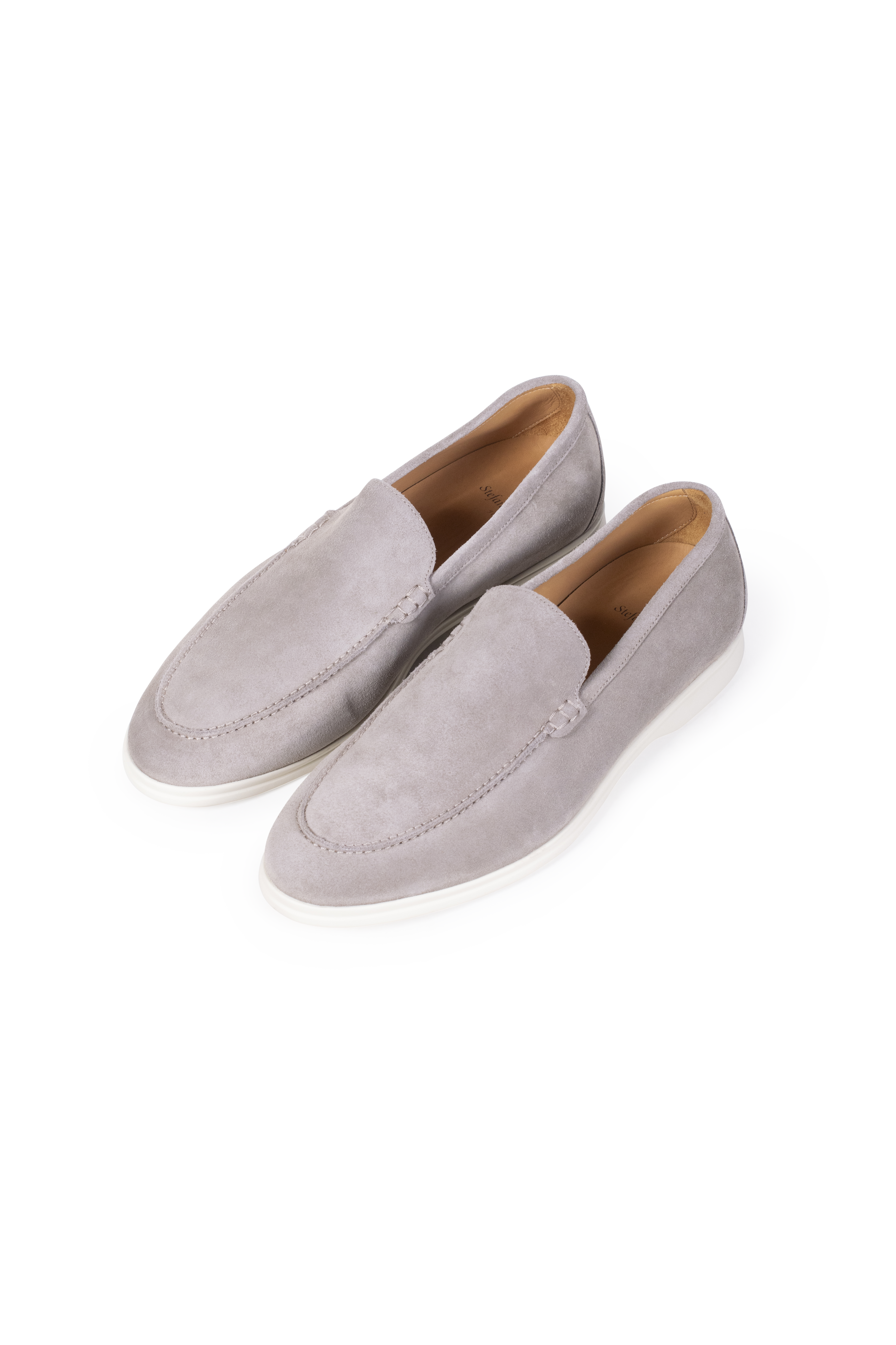 Stefano Bemer Loafers 1800 mocassini walk taupe kudu reverse