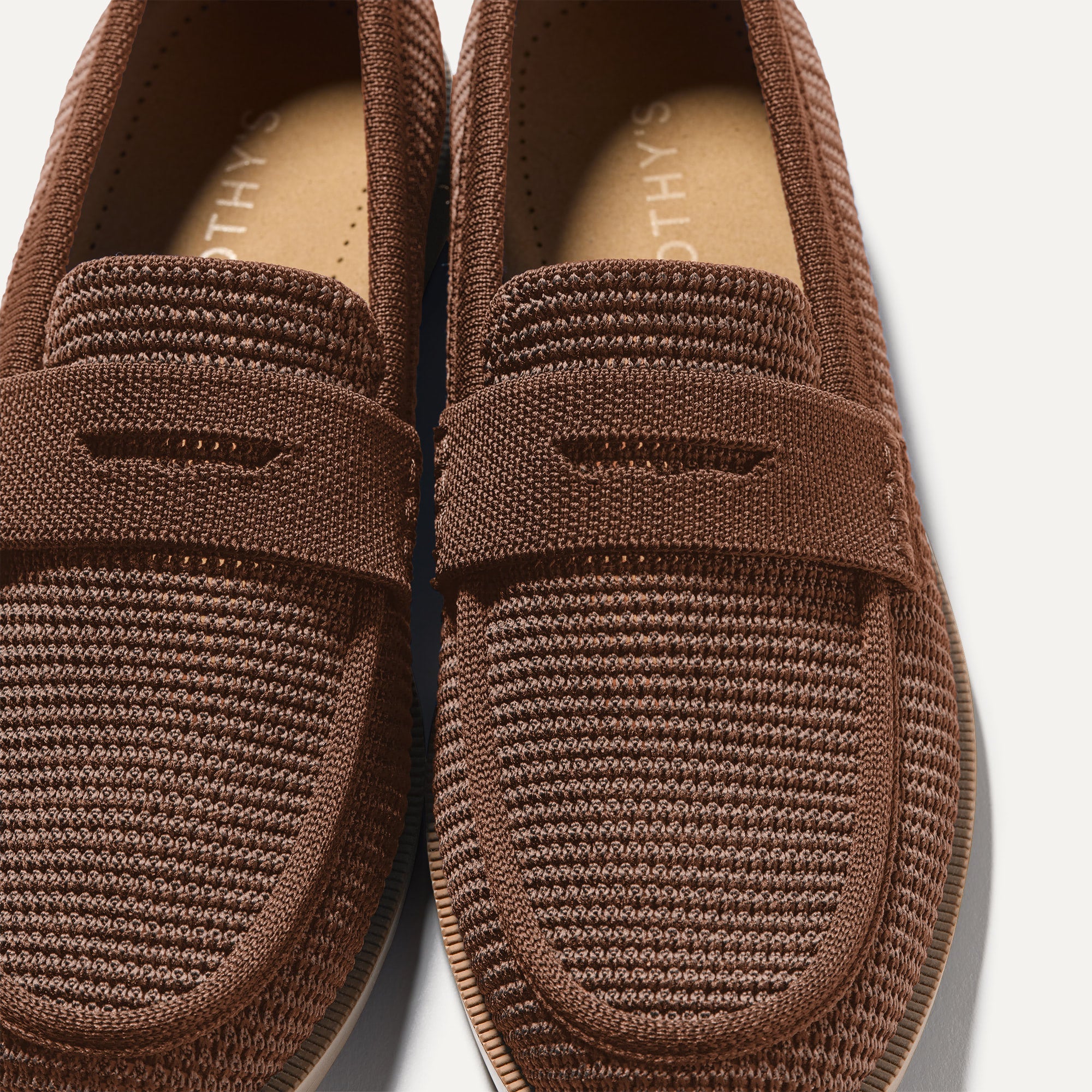 Rothy's The Penny Loafer mocassini donna Cinnamon marrone rafia