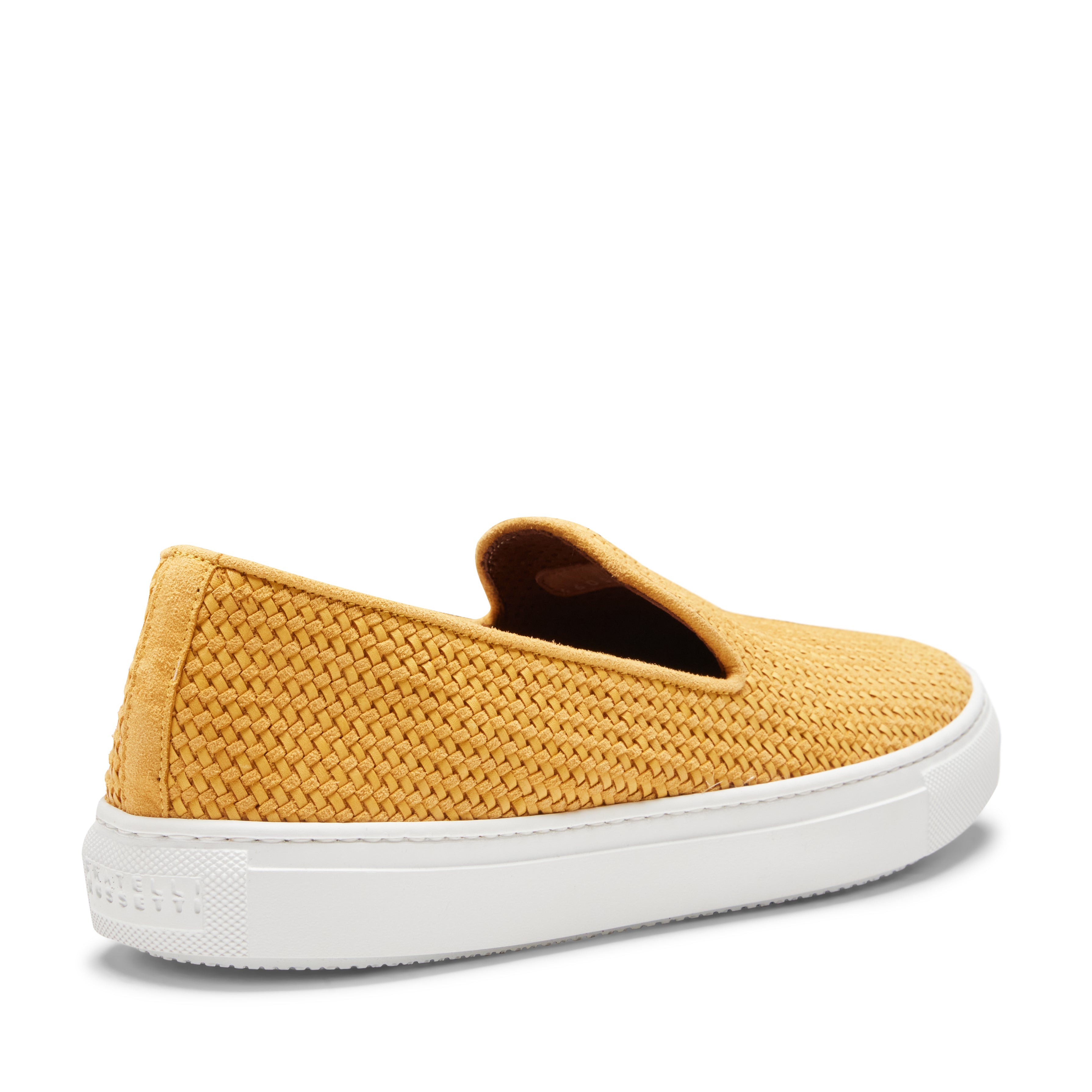 F.lli Rossetti 46057 slipper uomo suede intrecciato giallo