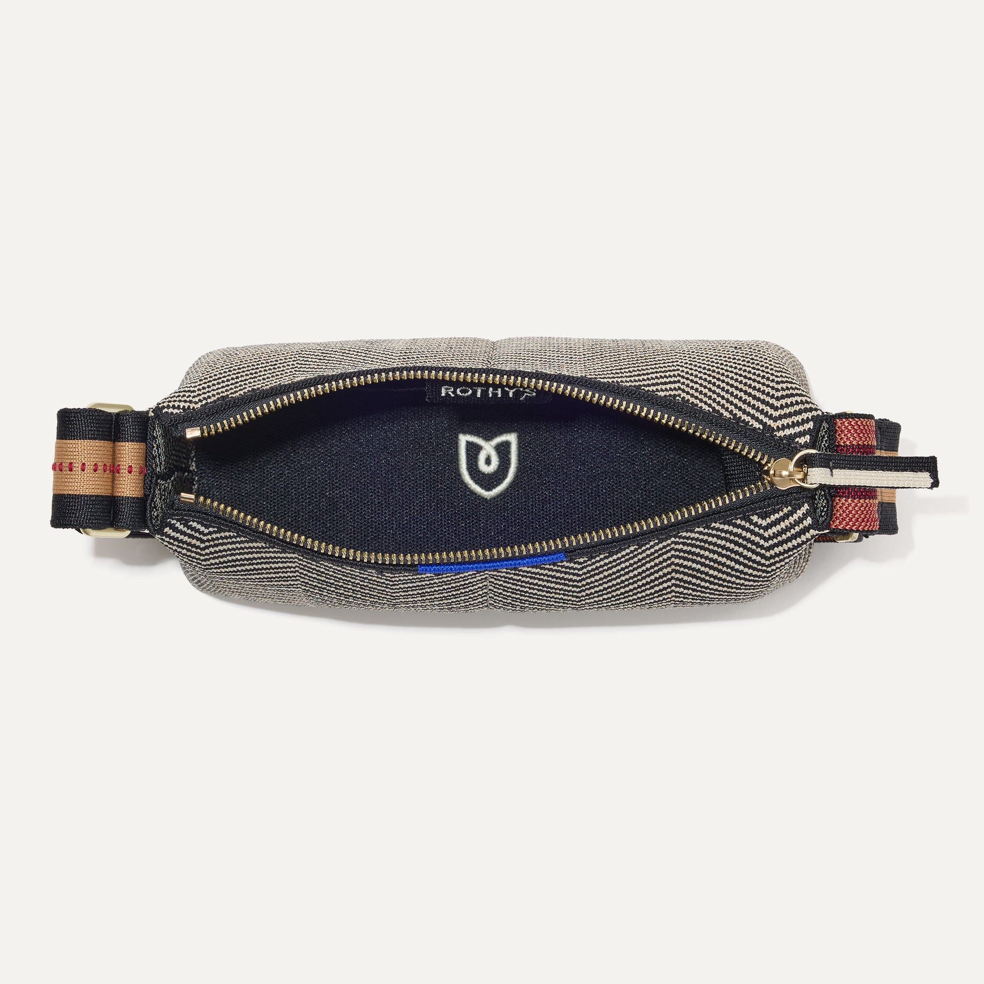 Rothy's The Casual Crossbody tracolla Dark Mist spigato