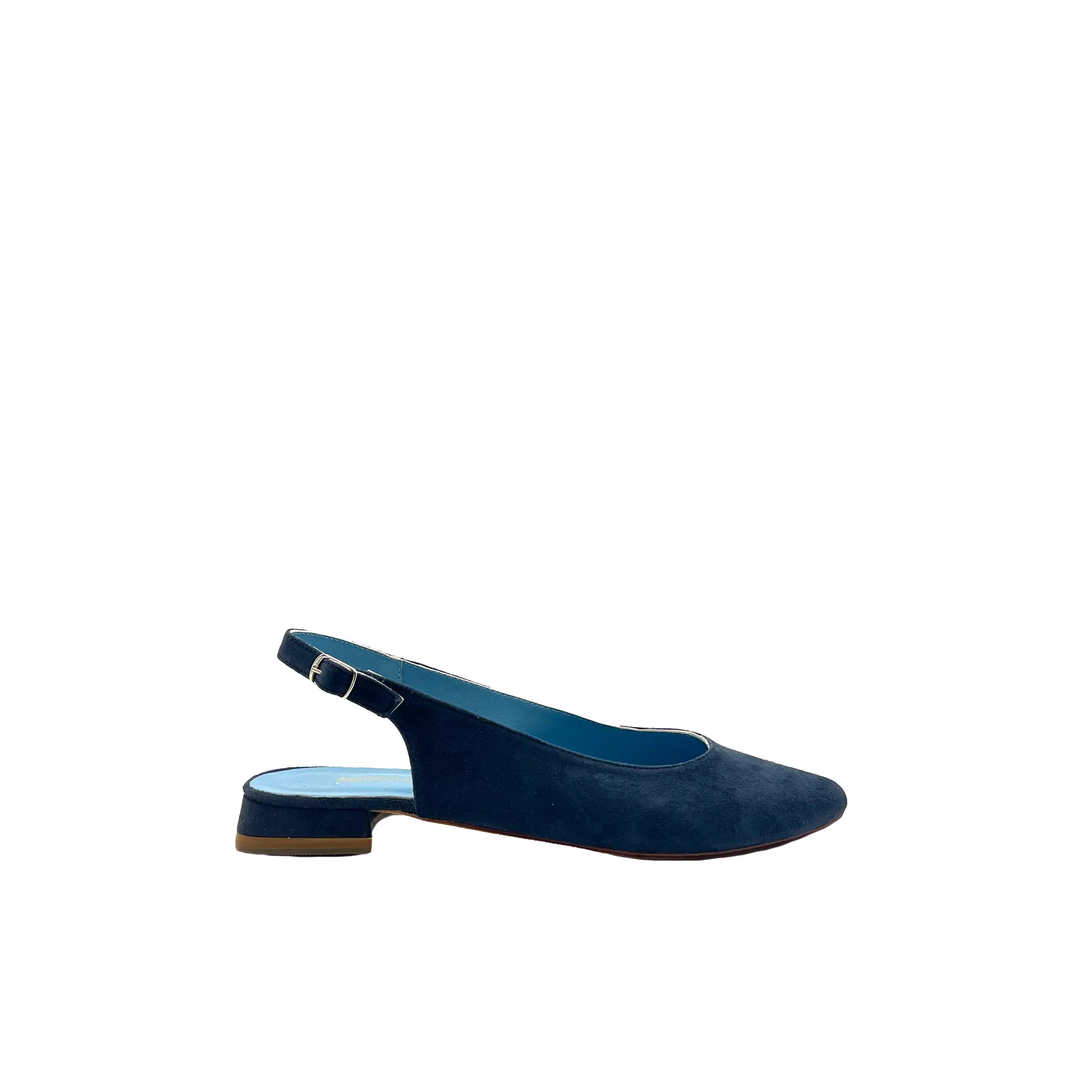 Sandro Barbera 254 Sandalo Donna Blu tacco 2 cm