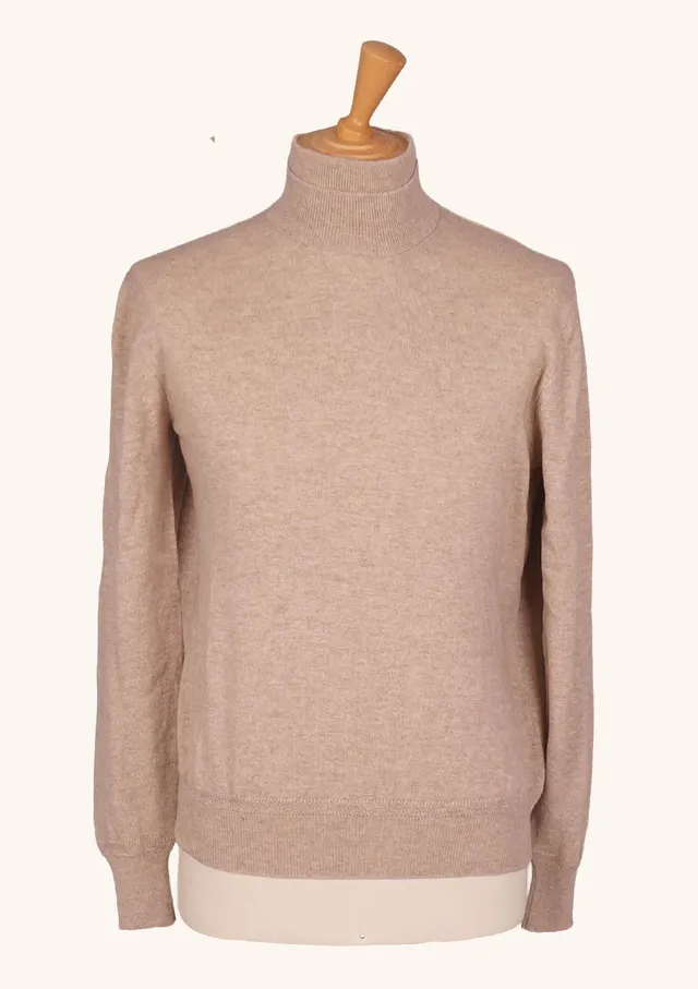 Stefano Bemer Knitwear W26SB202 maglione cashmere beige