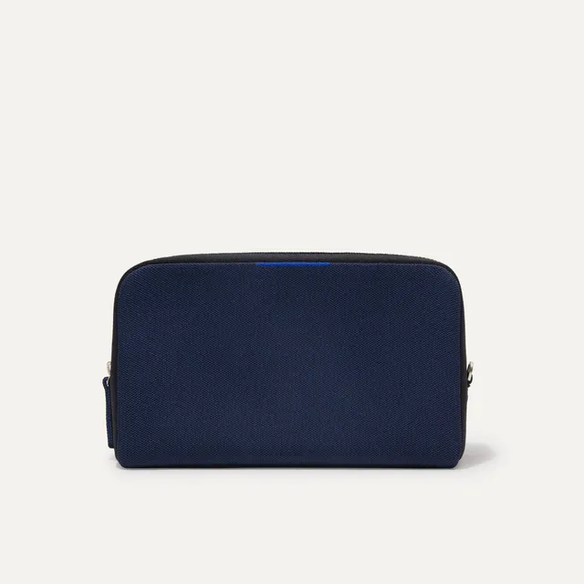Rothy's Universal Pouch pochette Sapphire and Onyx viaggio