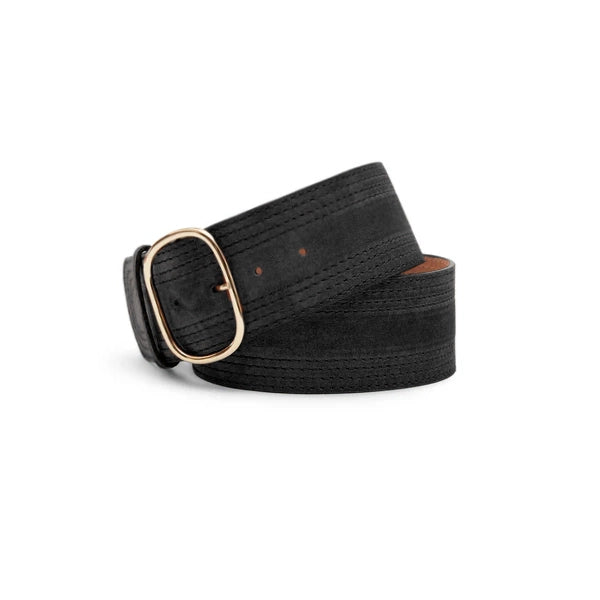 F.lli Rossetti 97515 Cintura Donna Nera in Suede