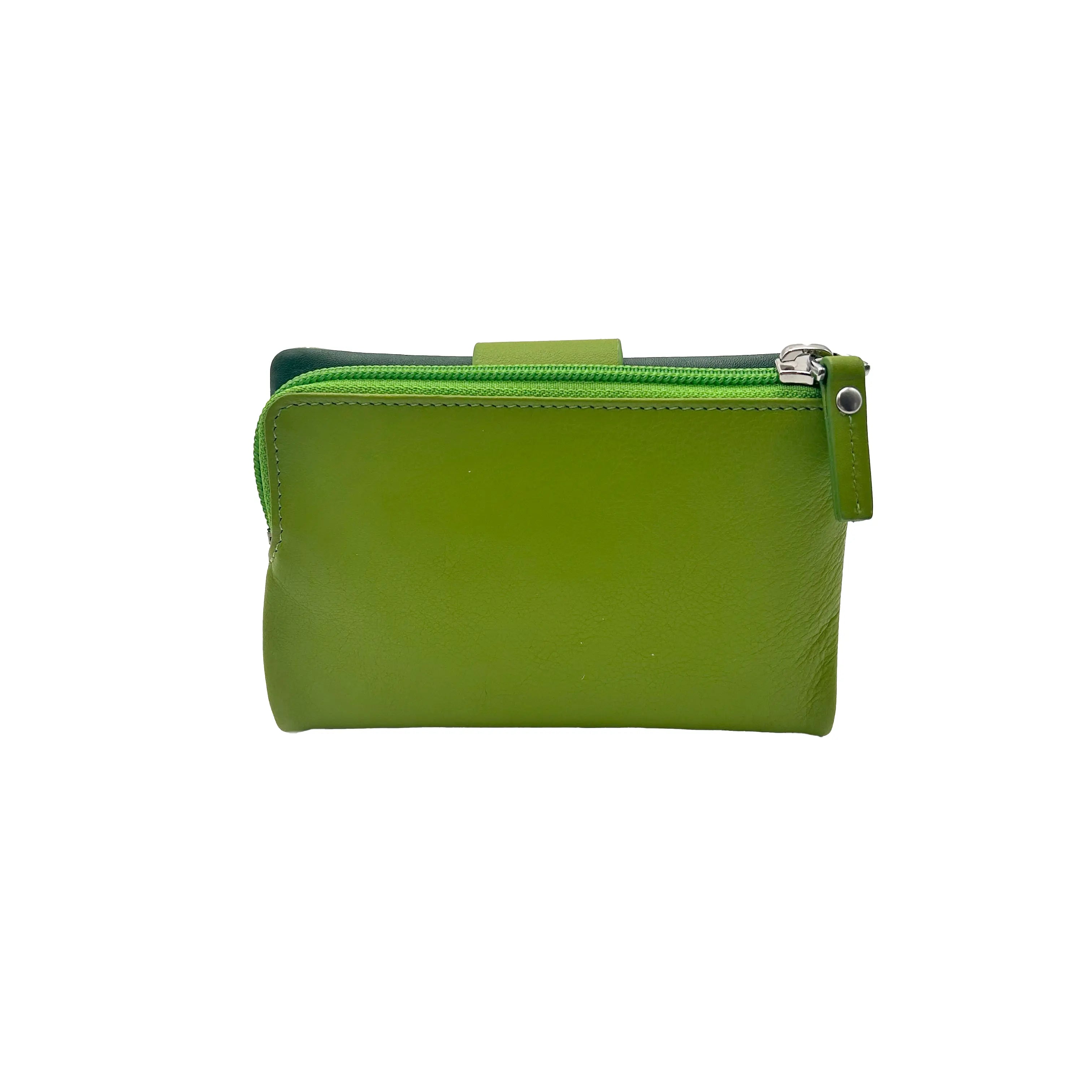 Sandro Barbera 6046 portafoglio donna pelle verde
