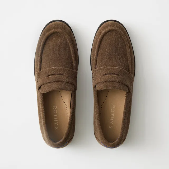 Rothy's The Penny Loafer mocassini donna Bistro ReVelvet marrone