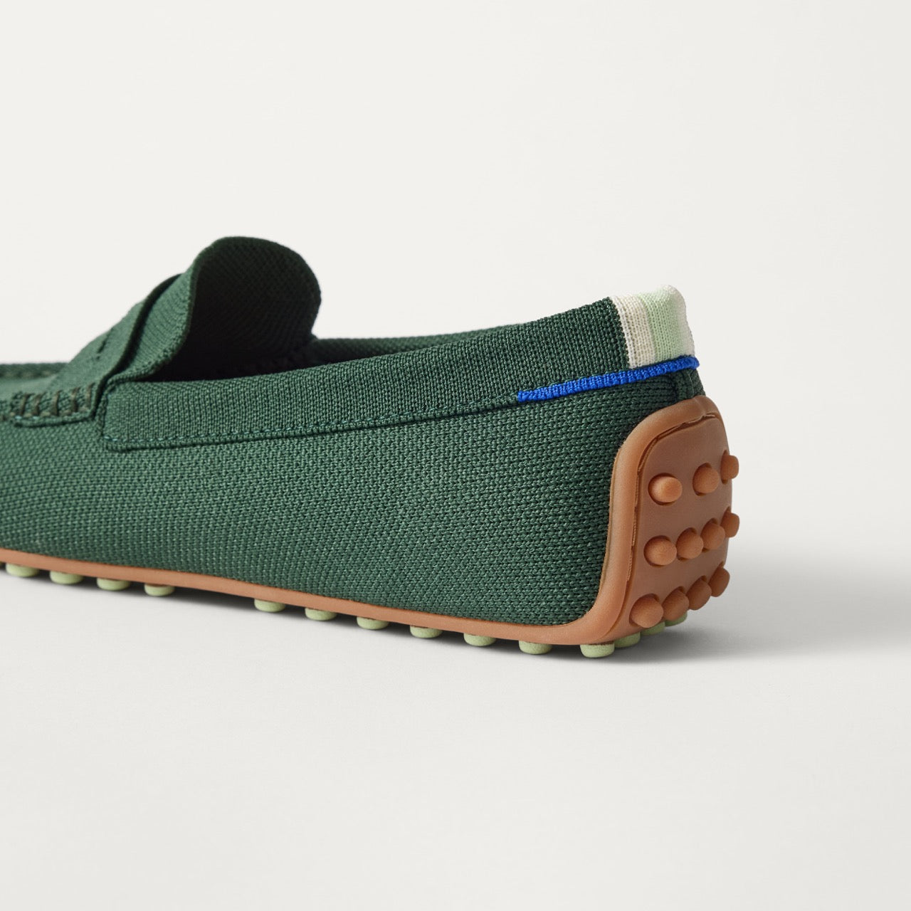 Rothy's The Men's Driver mocassino uomo Dark Green knit