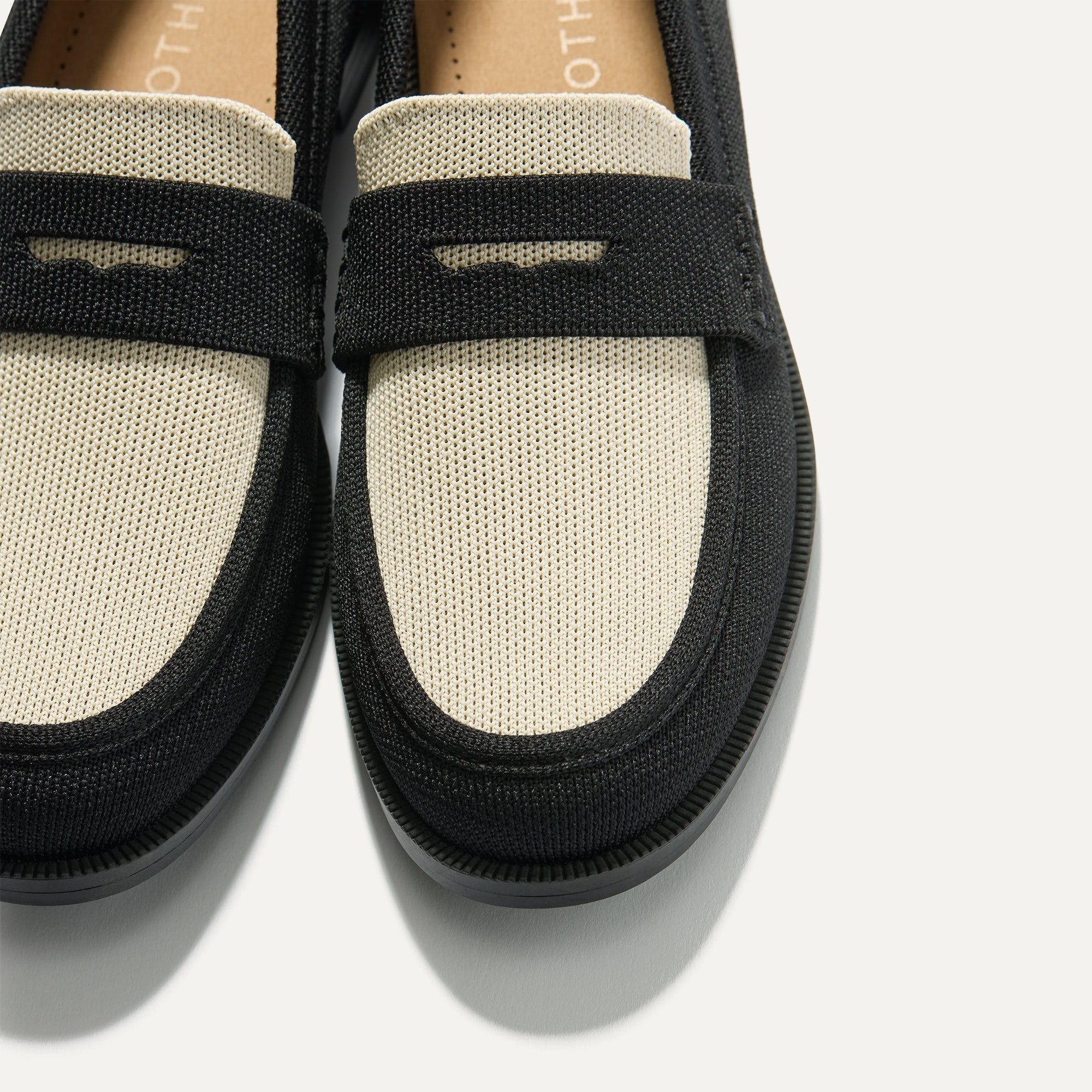Rothy's The Penny Loafer mocassini donna Tux nero avorio