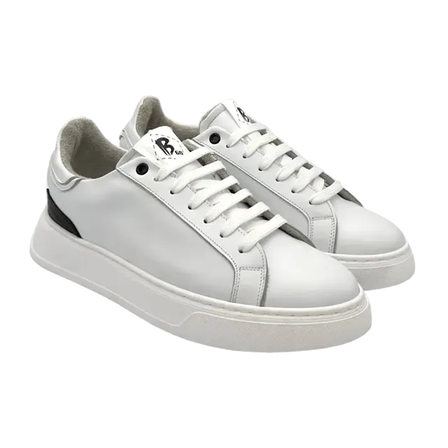Sandro Barbera B68 G.O.A.T. sneaker uomo bianca pelle vera