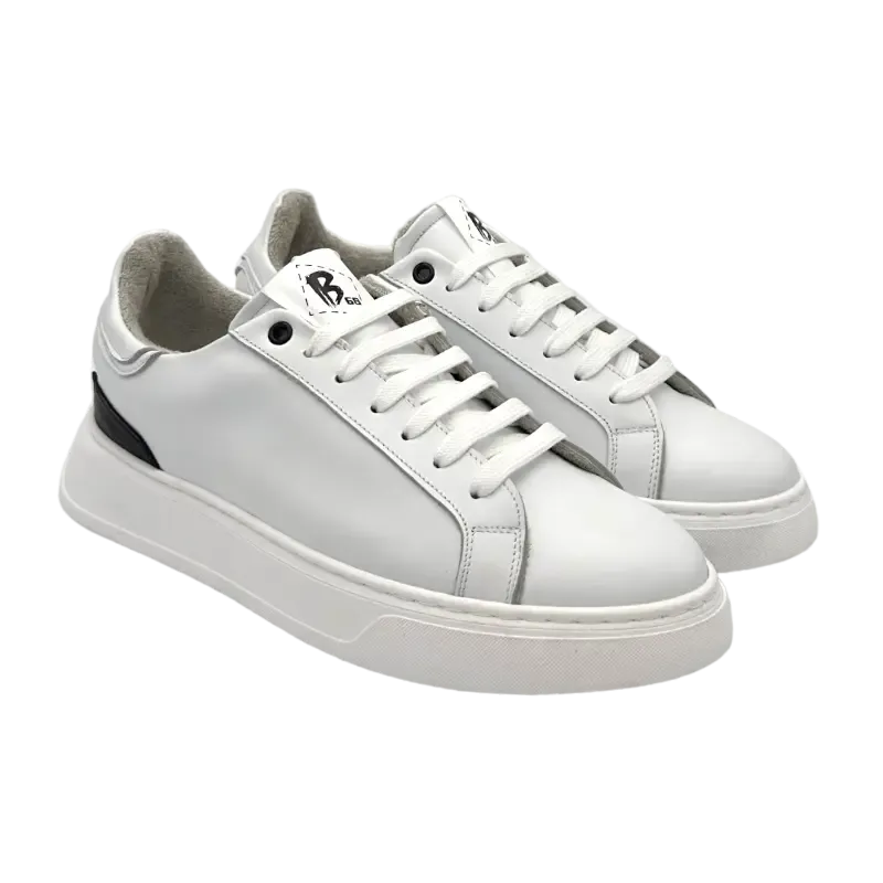 Sandro Barbera B68 G.O.A.T. sneaker uomo bianca pelle vera