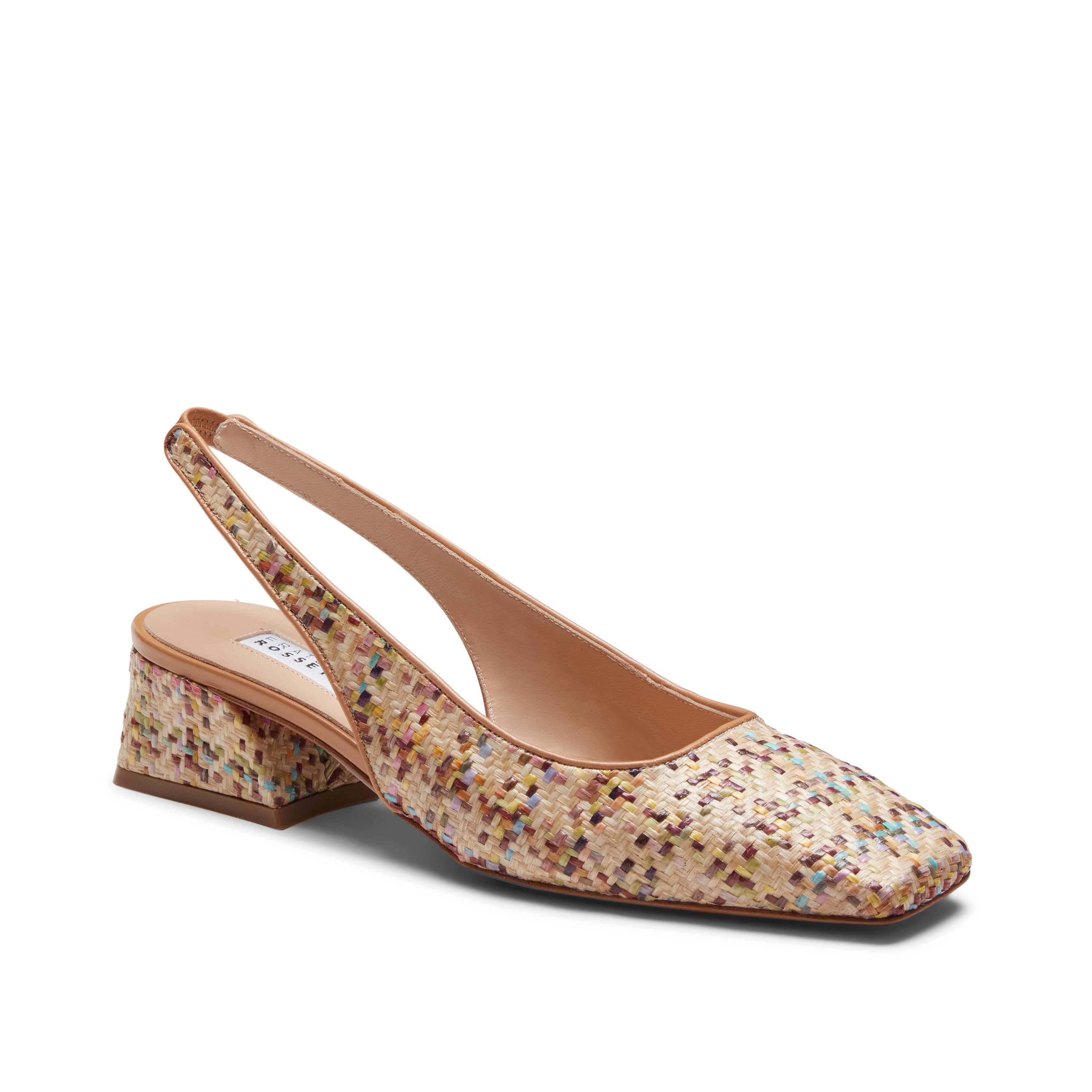 F.lli Rossetti 68231 Sandali Slingback Donna Multicolor Tessuto