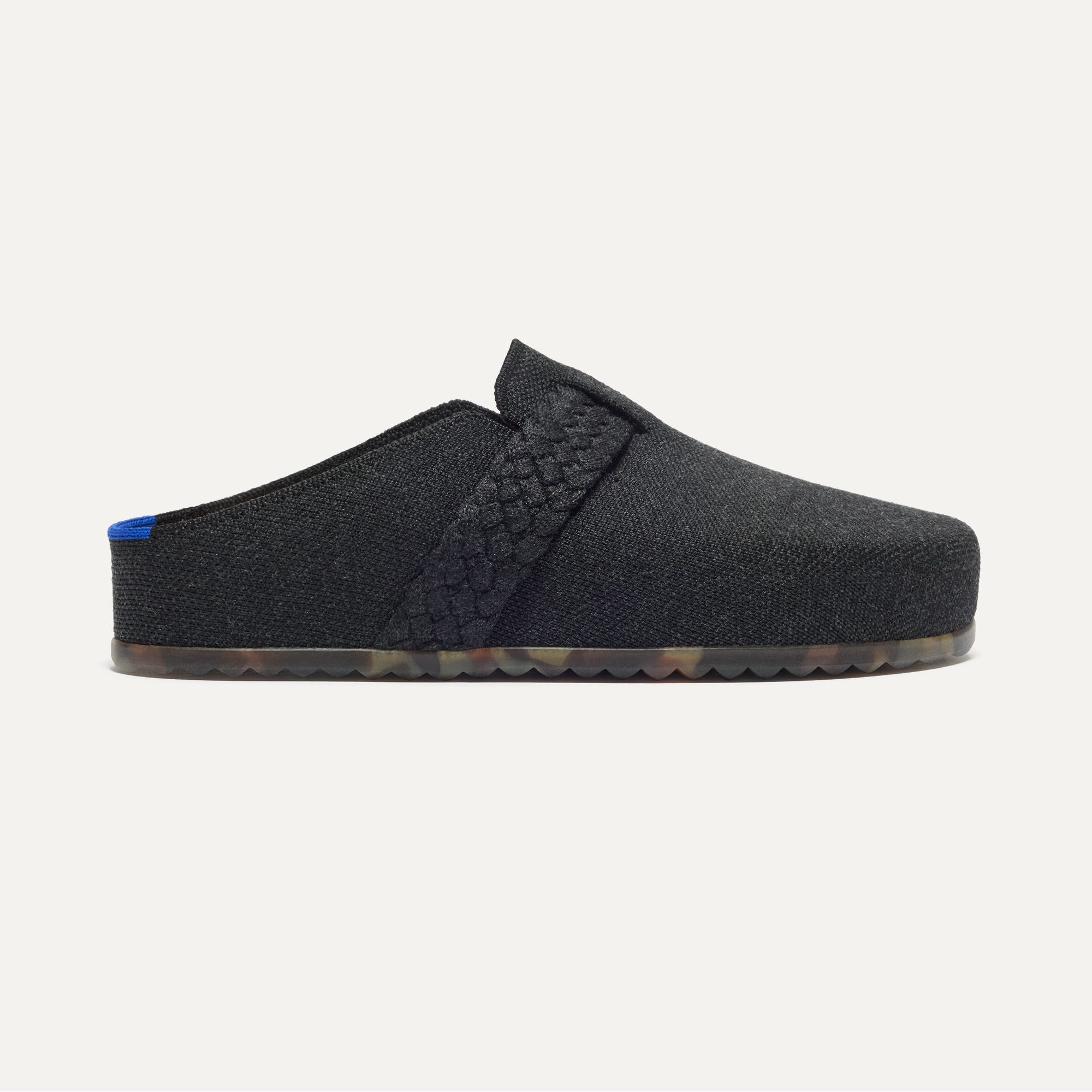 Rothy's The Braid Clog zoccoli donna Black nero lana